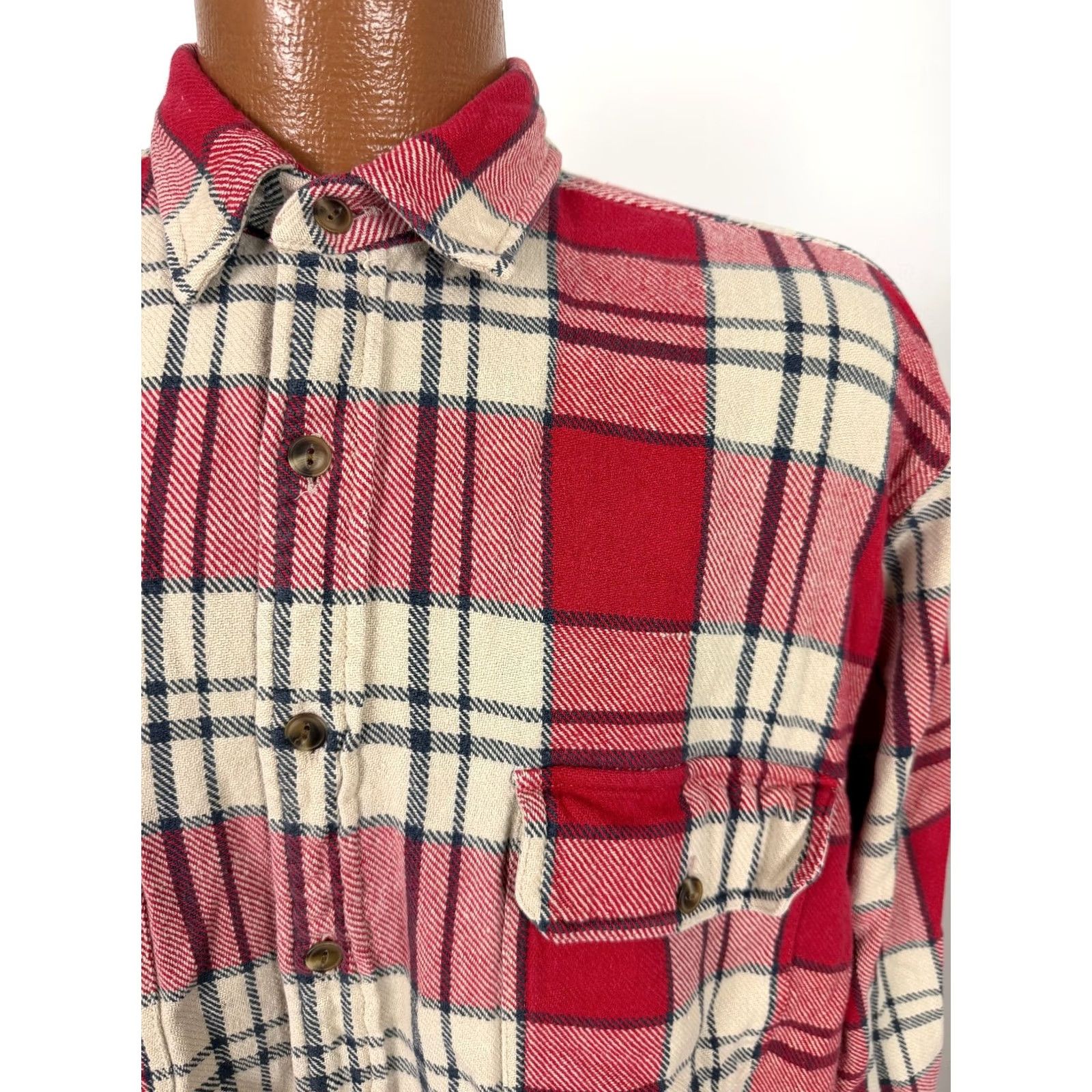 Abercrombie & Fitch VINTAGE Abercrombie Fitch Shirt Men M Oversize Heavy Cotton Plaid 90s Size US M / EU 48-50 / 2 - 5 Thumbnail