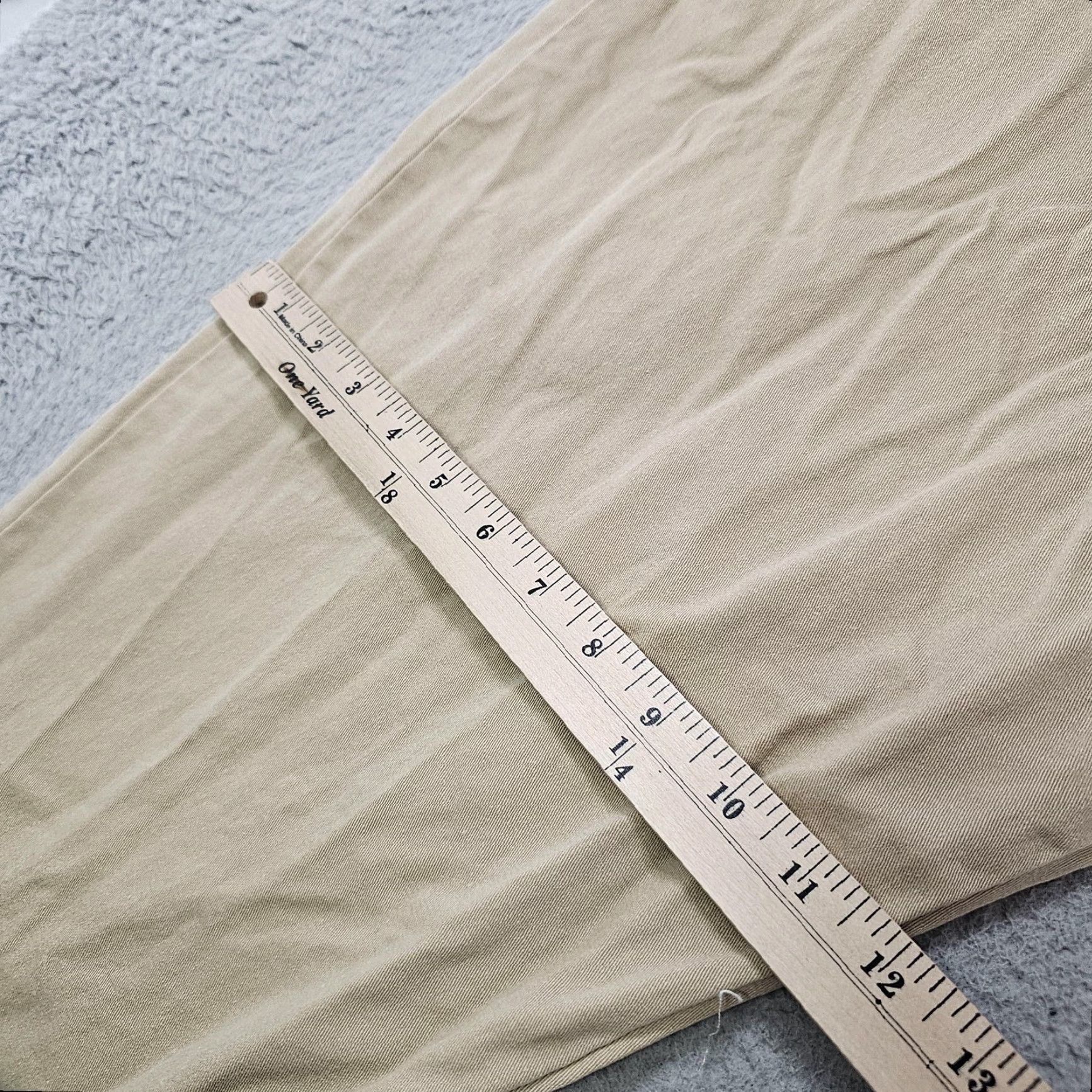Polo Ralph Lauren Polo Ralph Lauren Pants Mens 40x30 Chino Cotton Khaki Relaxed Pleated Front Zip Pockets Vintage? Size US L / EU 52-54 / 3 - 7 Thumbnail