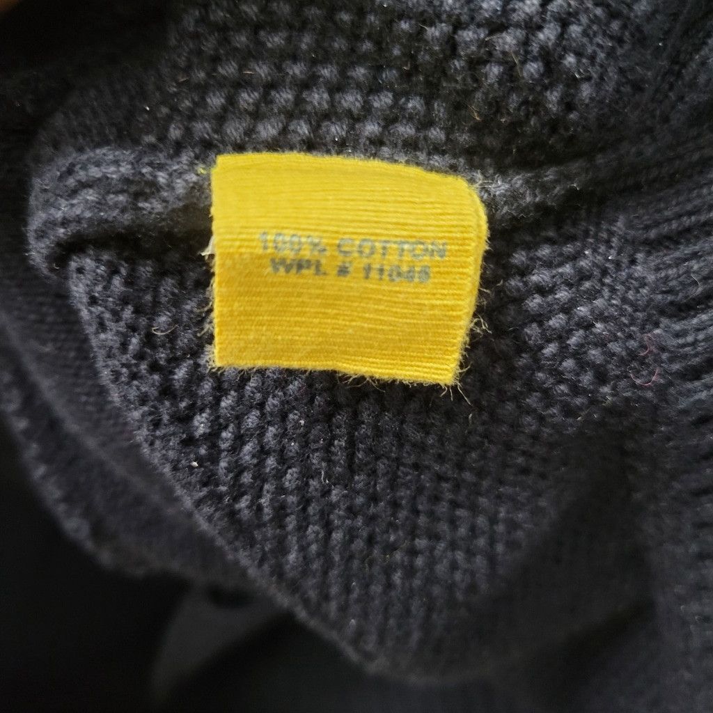 Vintage Vintage 1946 Men Navy Full-Zip Knit Washed & Beaten Cotton Size US M / EU 48-50 / 2 - 9 Thumbnail