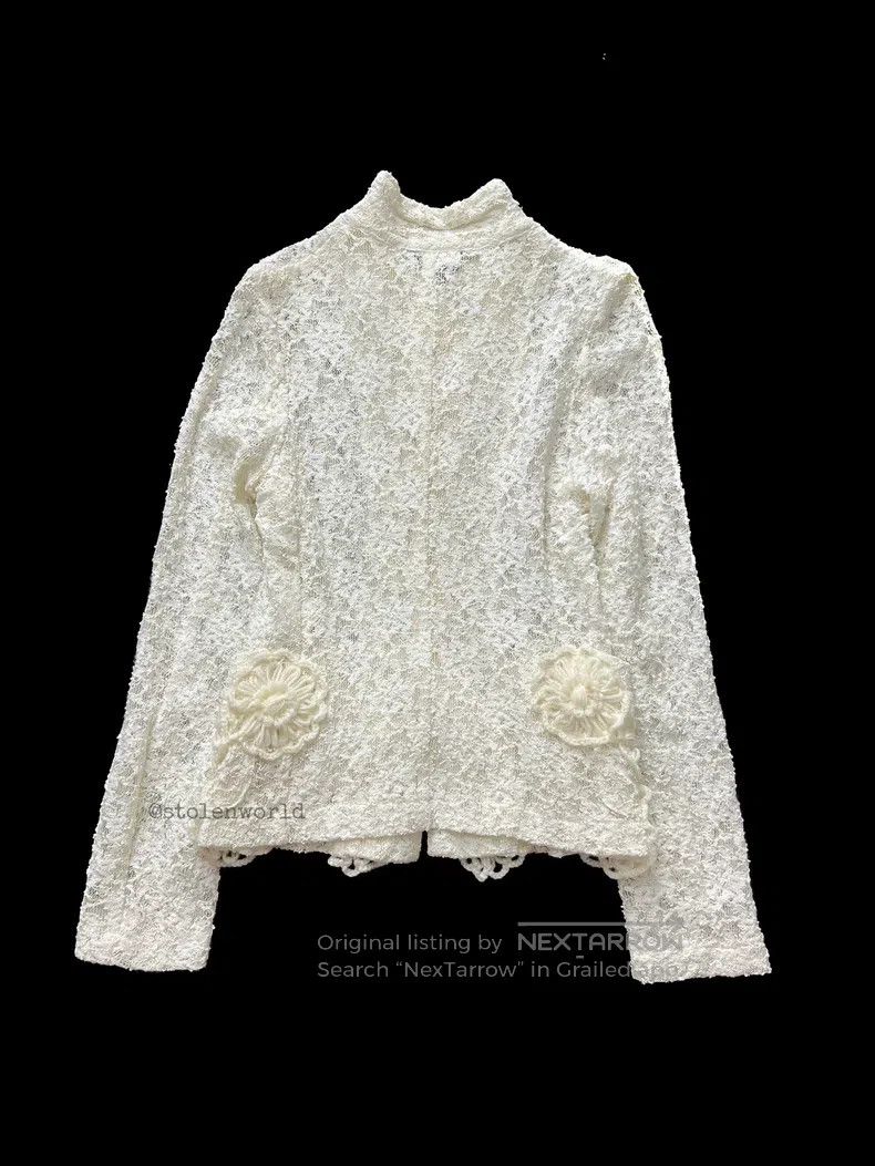 Comme des Garcons Comme Des Garcons Lace applique jacket Size M / US 6-8 / IT 42-44 - 4 Thumbnail