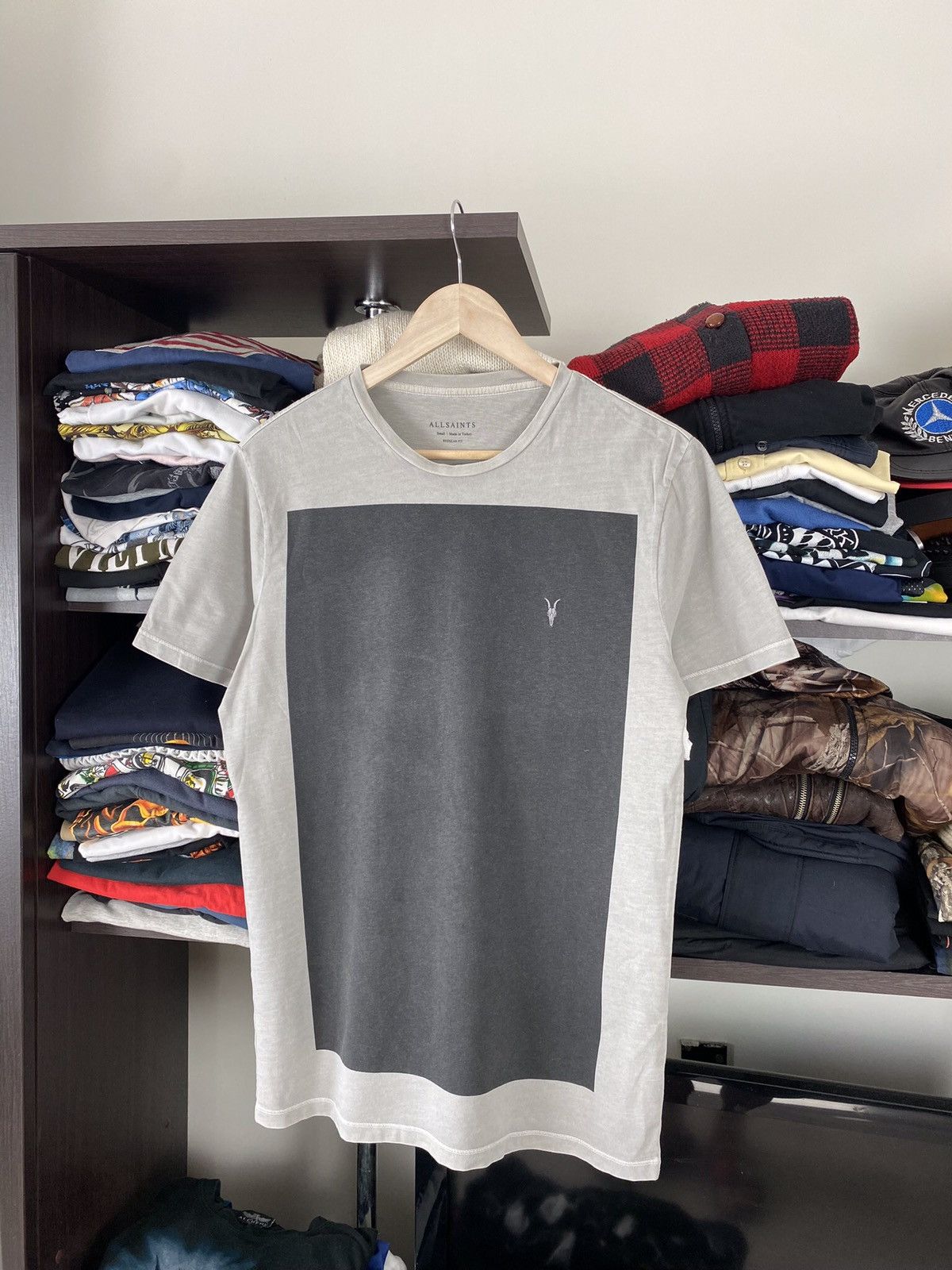 Allsaints × Vintage Vintage Y2K Allsaints Tee Logo Luxury Size US S / EU 44-46 / 1 - 1 Thumbnail