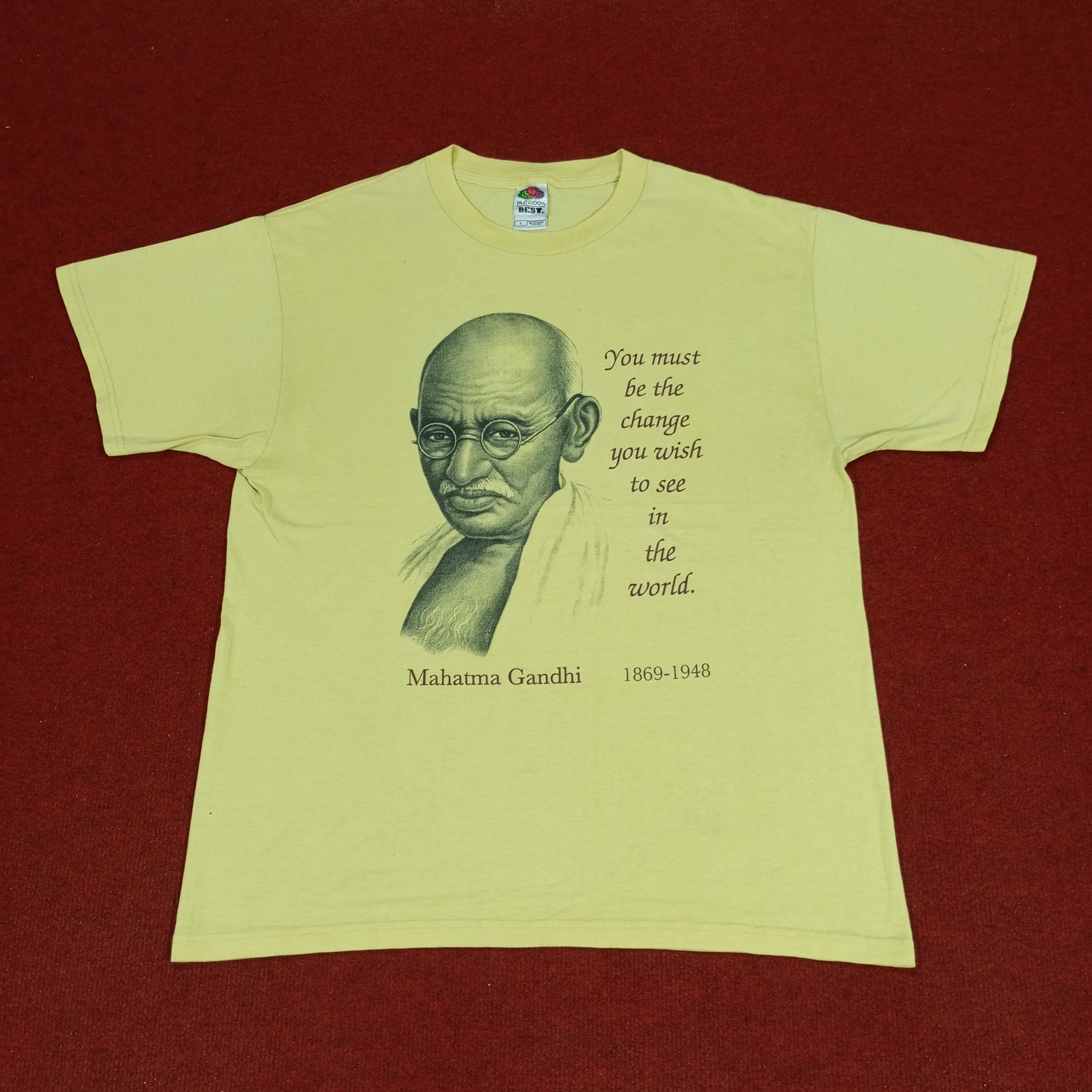 Mahatma Gandhi Indian History Quotes Style Tshirt