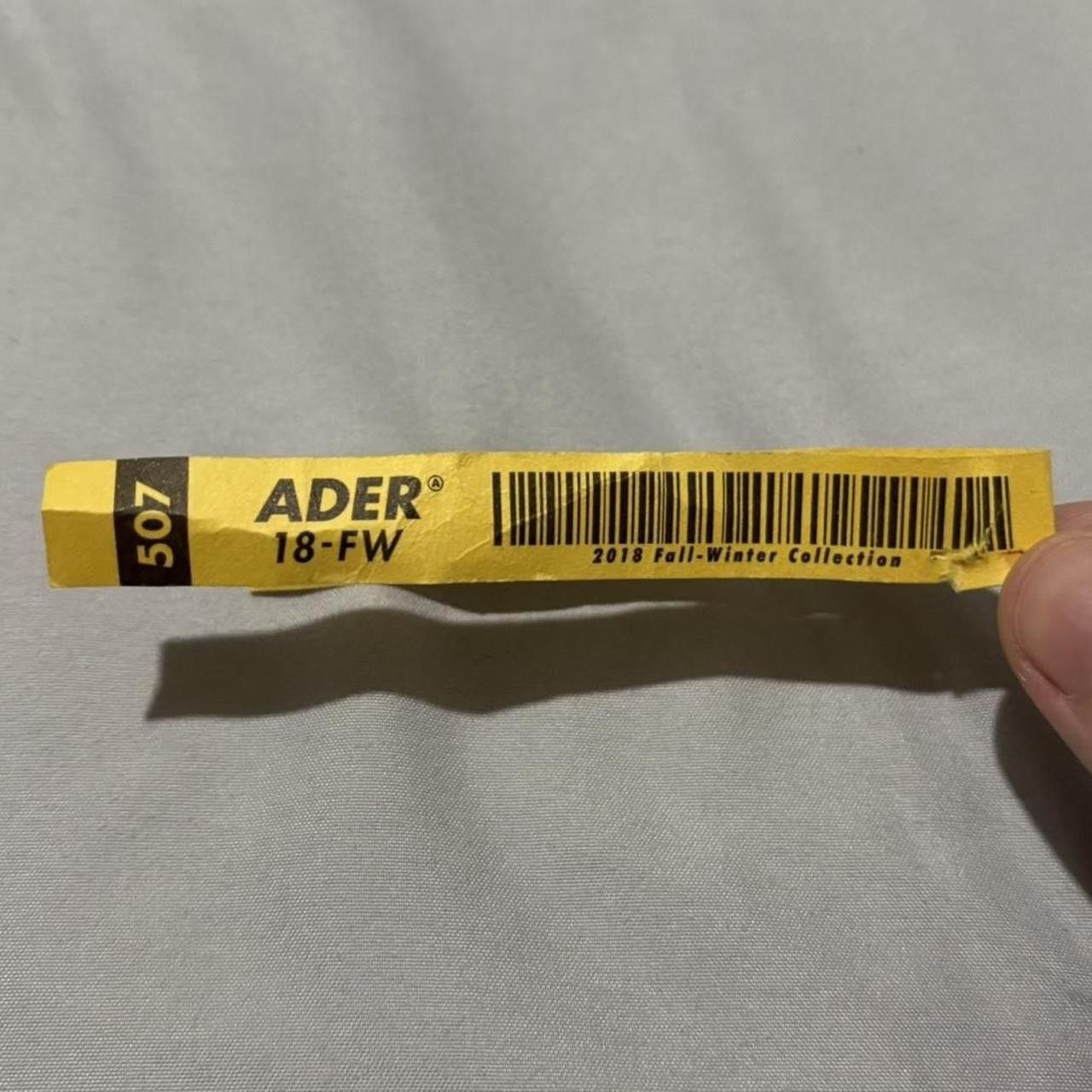 Ader Error Ader Error FW18 White Embroidered Logo Bucket Hat Size ONE SIZE - 8 Thumbnail