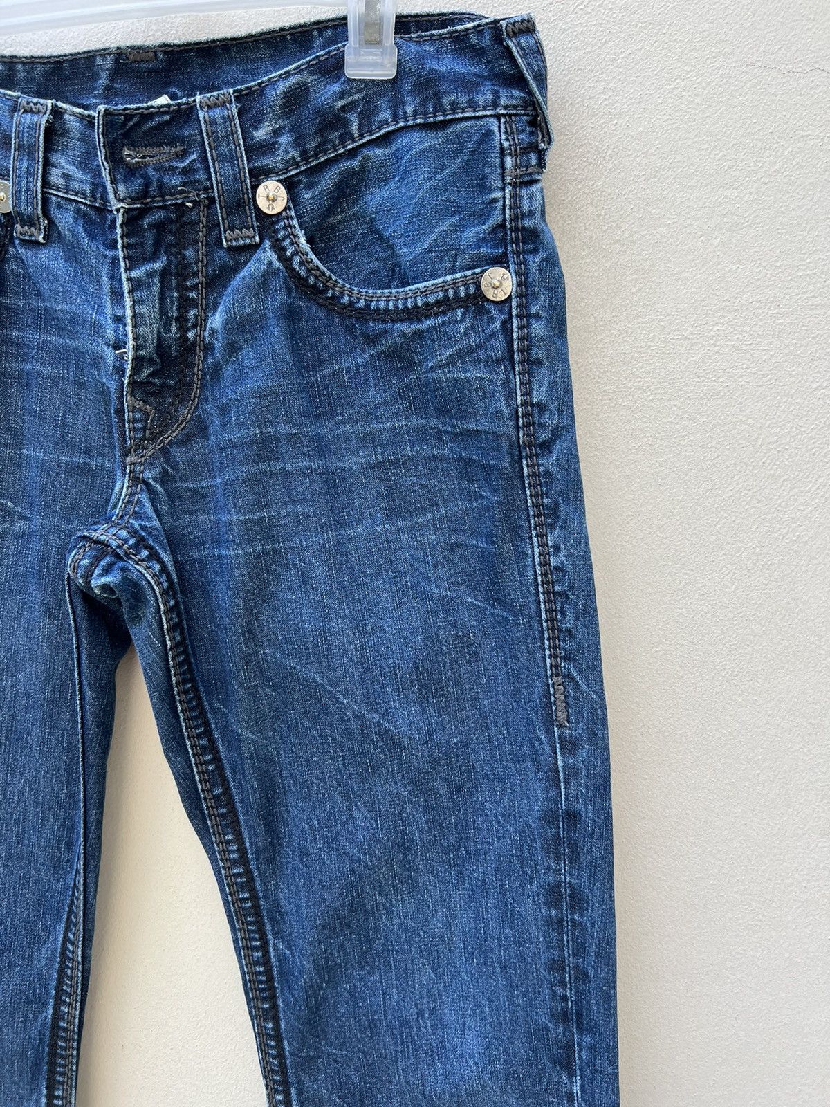 Vintage 2000s True Religion Blue Denim Straight Leg Jeans