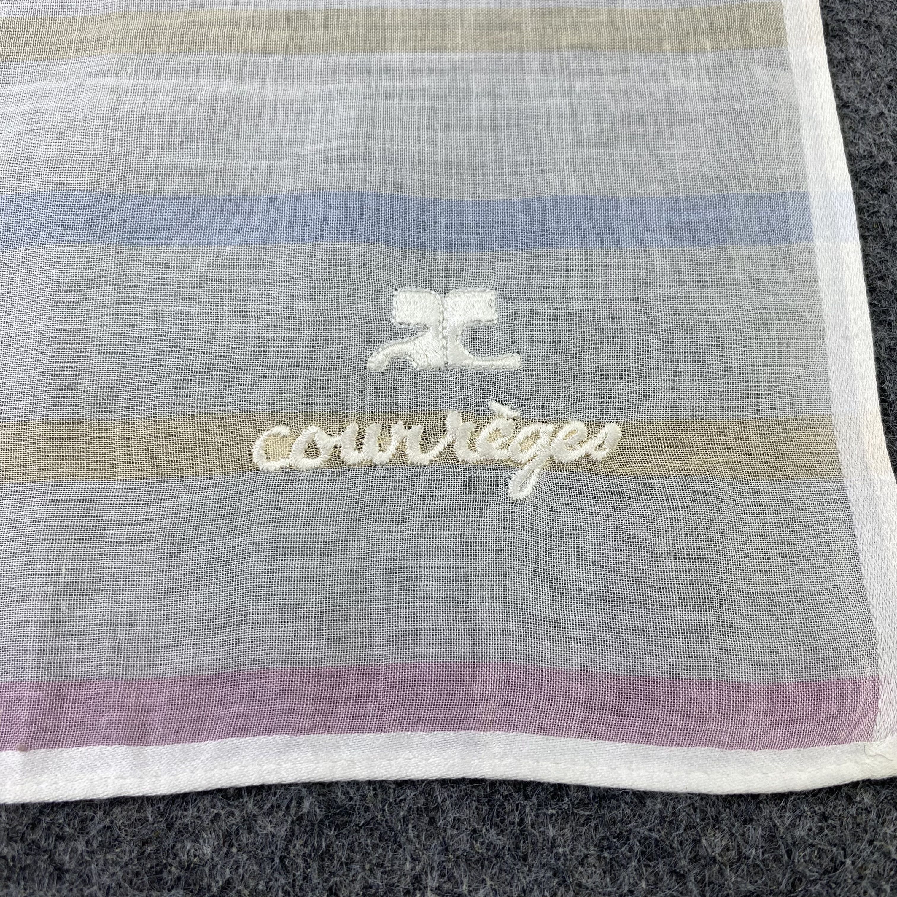 Courreges Courreges Handkerchief / Bandana / Neckerchief-B2152 Size ONE SIZE - 7 Thumbnail