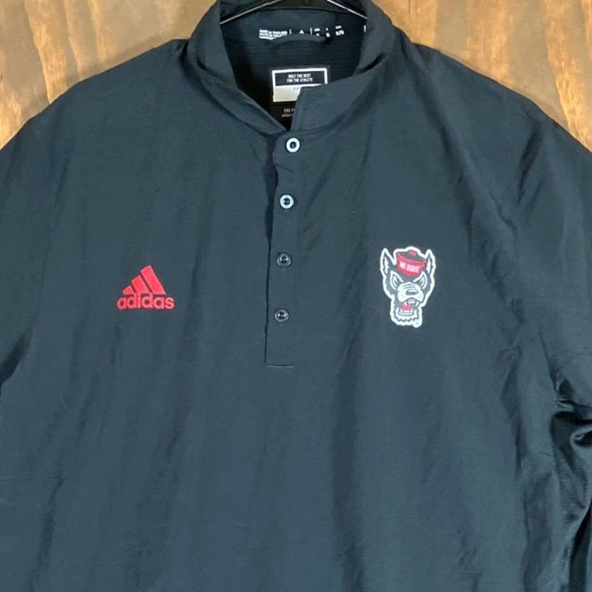 Adidas Adidas Mens Polo Shirt Black Aeroready Stretch Short Sleeve XL Athletic Polo Shirt Mens XL Black Size US XL / EU 56 / 4 - 2 Thumbnail
