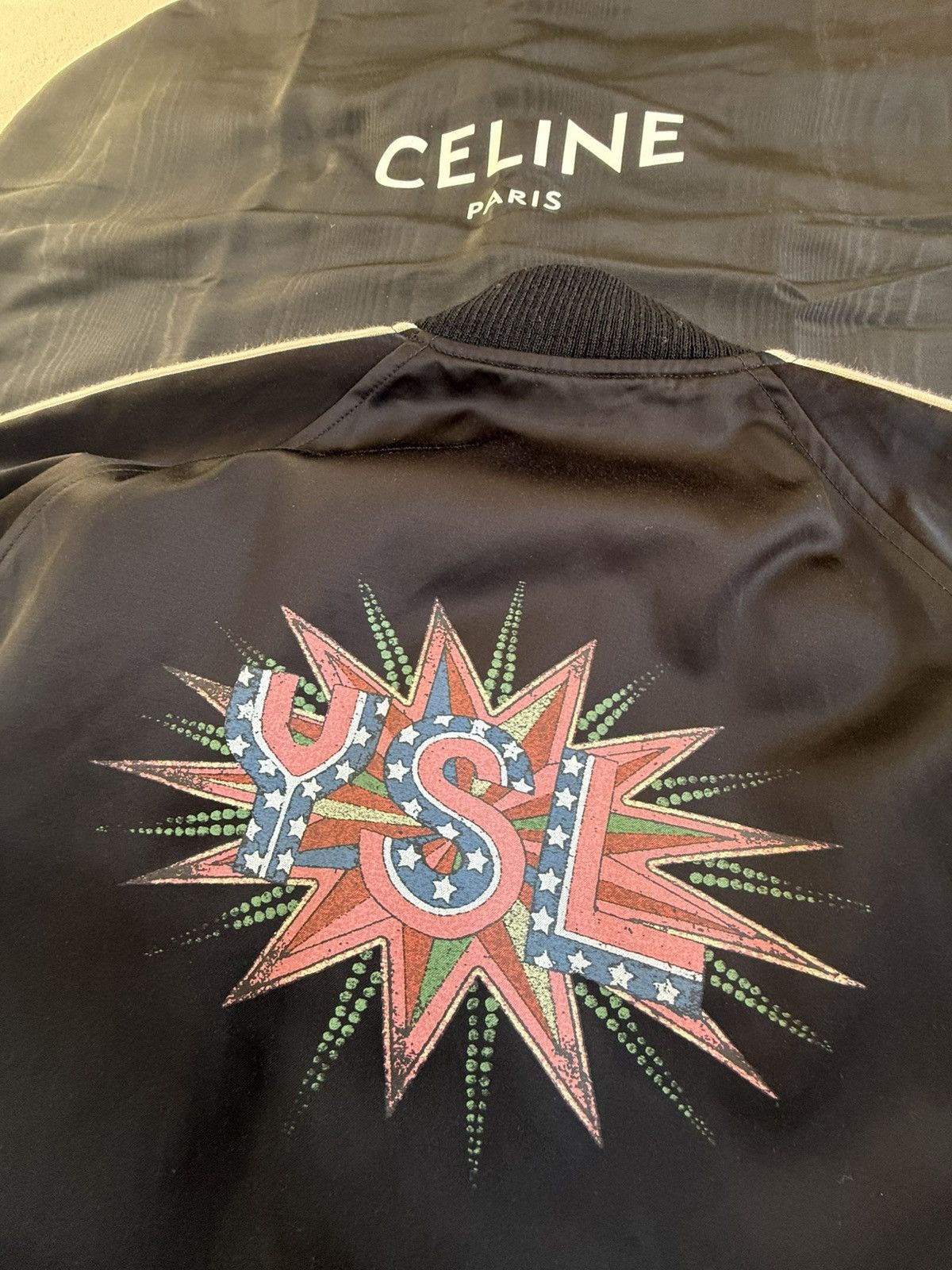 Saint Laurent Paris SS20 Saint Laurent YSL black teddy logo jacket 48 grail star Size US M / EU 48-50 / 2 - 20 Thumbnail