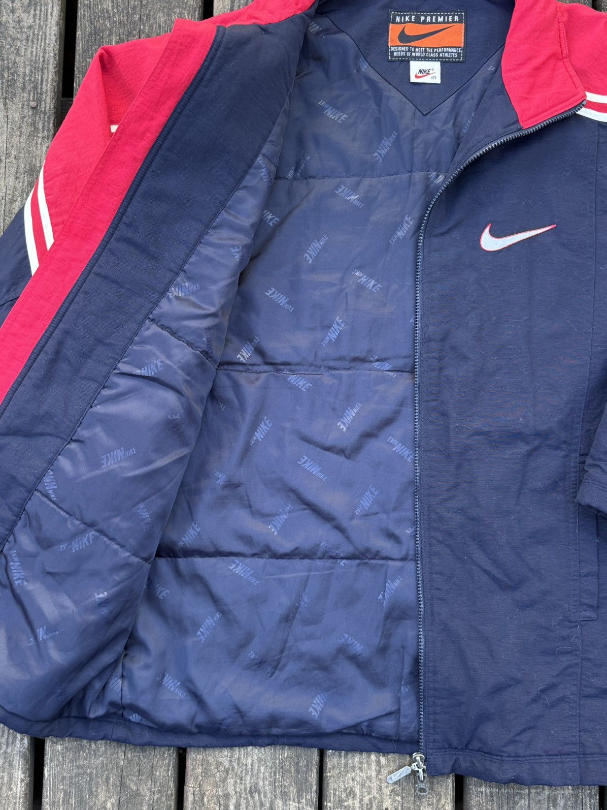 Nike 90s rare Nike double zip jacket Size US L / EU 52-54 / 3 - 4 Thumbnail