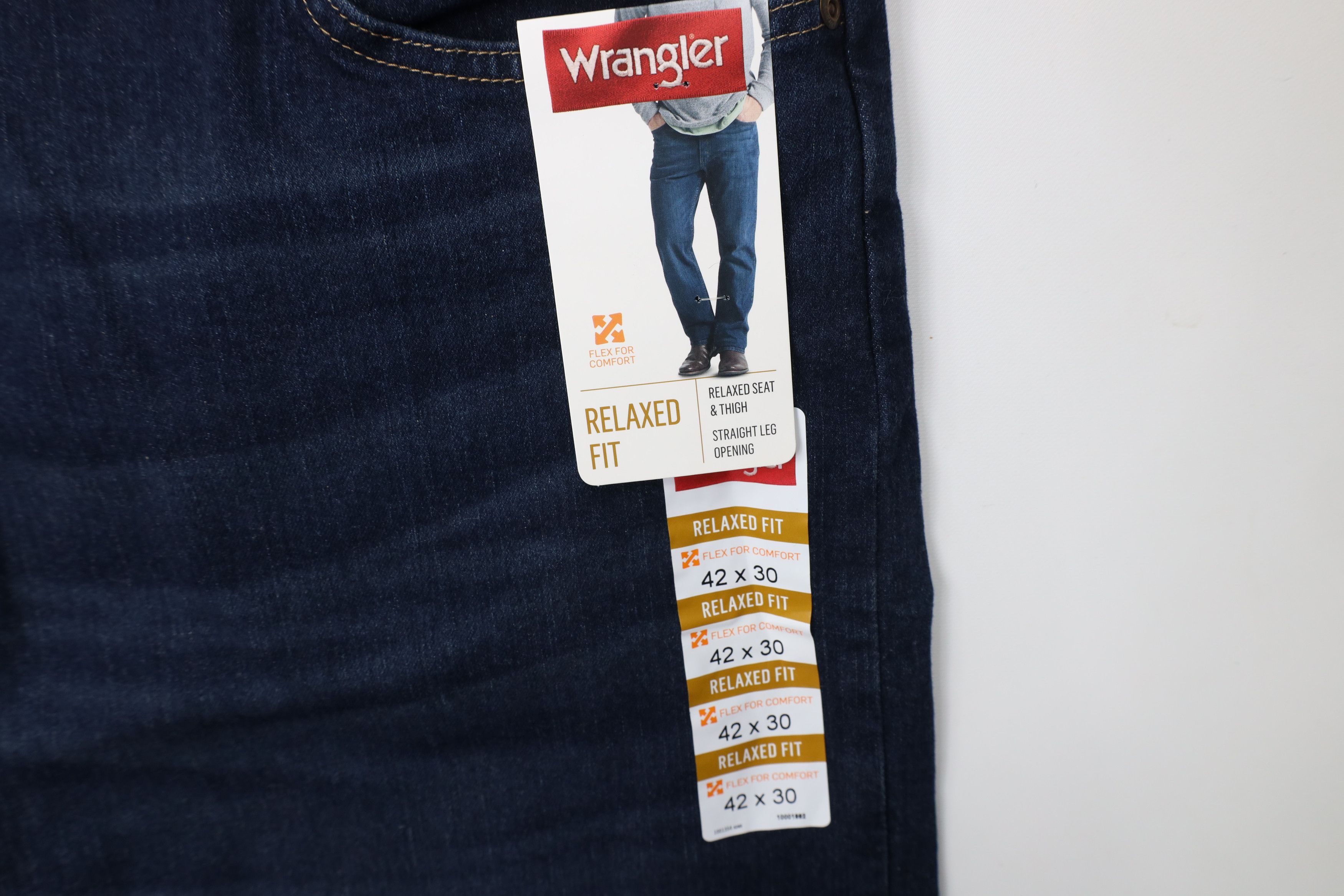 Wrangler Deadstock Vintage Y2K Wrangler Relaxed Fit Denim Jeans Blue Size US 42 / EU 58 - 5 Thumbnail