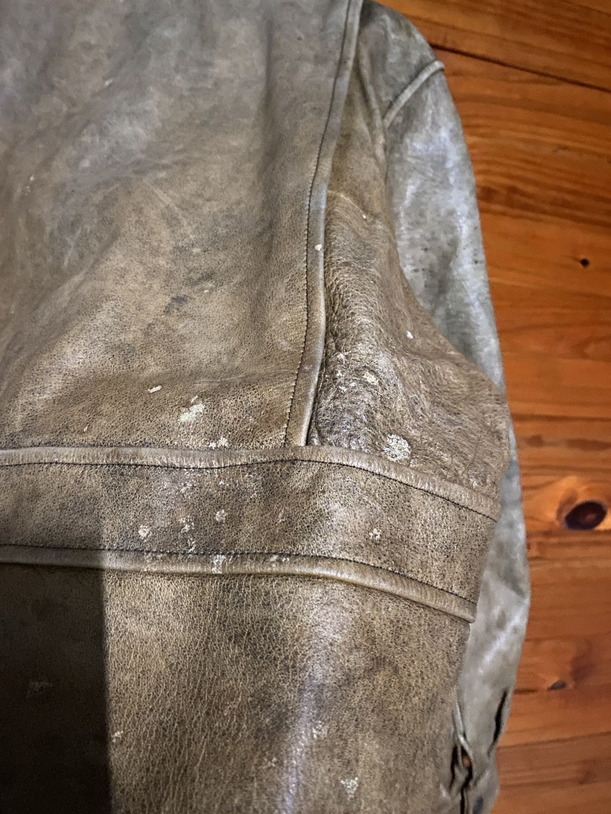 Vintage Vintage Brown Leather Jacket – Classic 1980s Men Outerwear Size US M / EU 48-50 / 2 - 13 Thumbnail