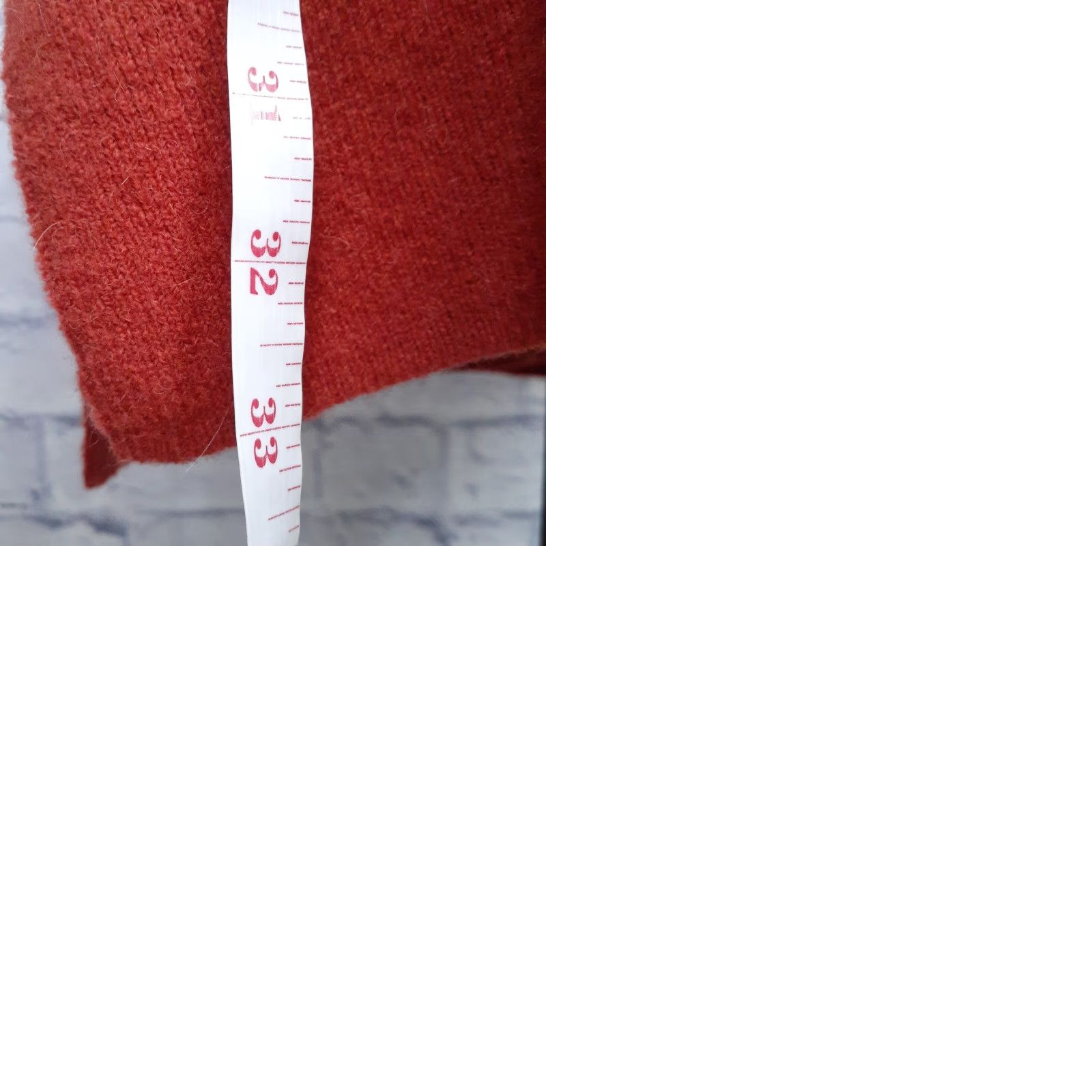 Madewell VINTAGE Madewell Cardigan Sweater Wool Blend Open Front Medium Orange Women Adjustable Pockets Size M / US 6-8 / IT 42-44 - 9 Thumbnail