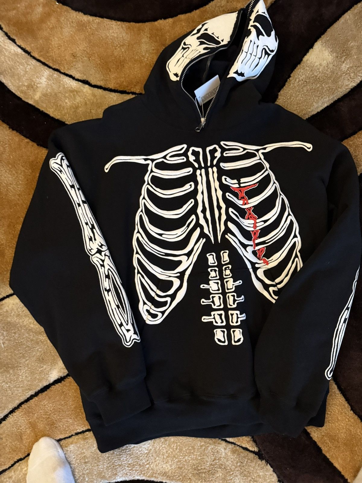 Warren Lotas Warren Lotas Skeleton Hoodie 2024 - XXL Size US XXL / EU 58 / 5 - 2 Thumbnail