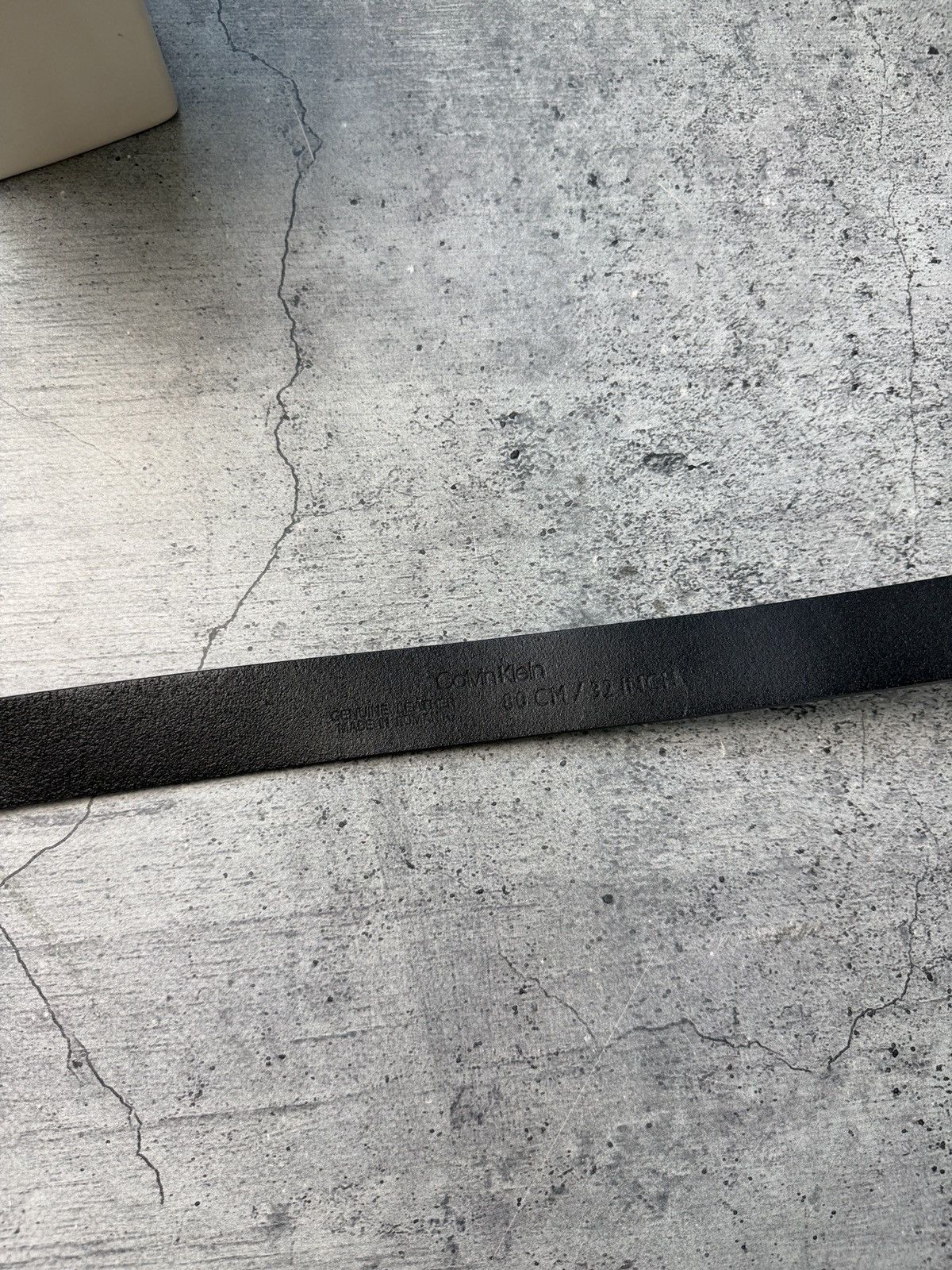 Calvin Klein Calvin Klein Genuine Leather Belt Size Size 34 - 4 Thumbnail