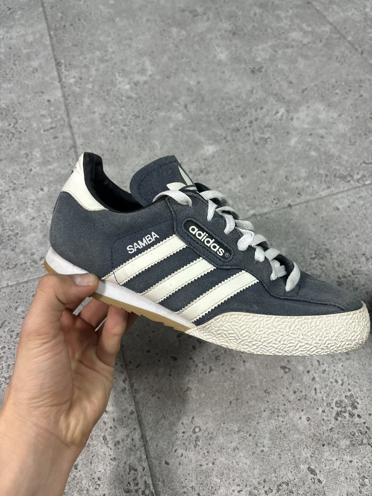 Adidas × Vintage 2000s Vintage Adidas Trainers Samba Suede Aestethic Size US 7 / IT 37 - 5 Thumbnail