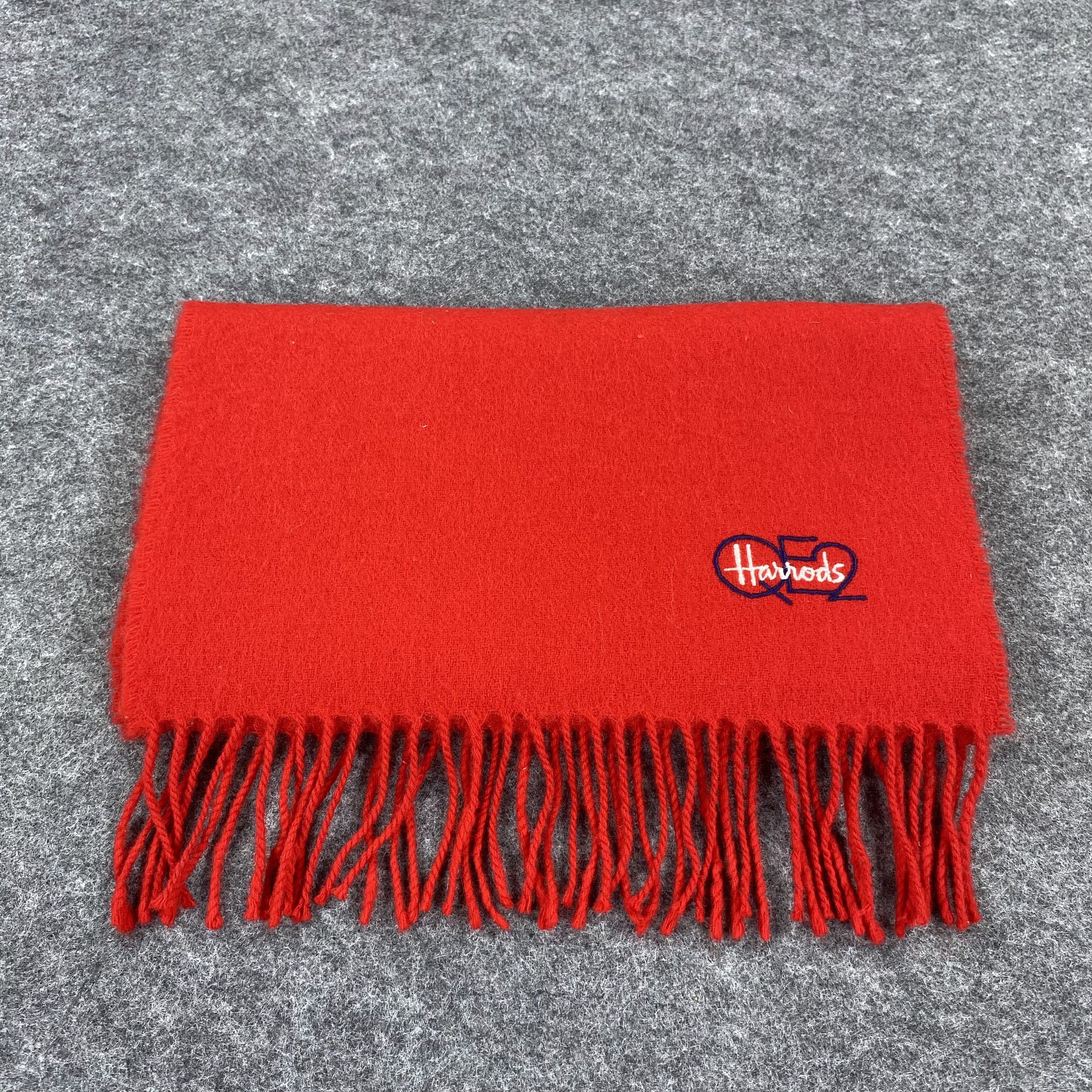 Harrods × Vintage GF10109 Harrods Scarf Neck Wear Muffler Nova Check Size ONE SIZE - 6 Thumbnail