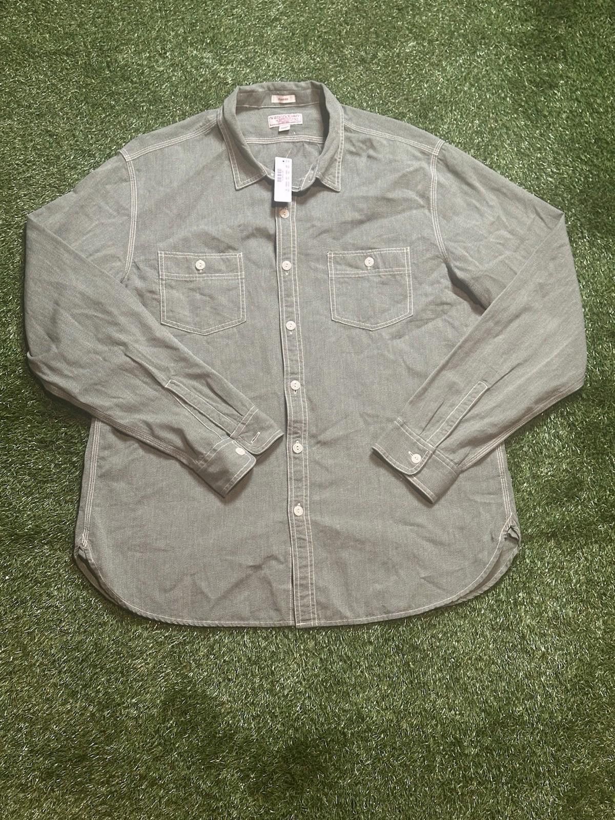 Wallace & Barnes J CREW WALLACE & BARNES MENS BUTTON UP size LARGE Size US L / EU 52-54 / 3 - 1 Thumbnail