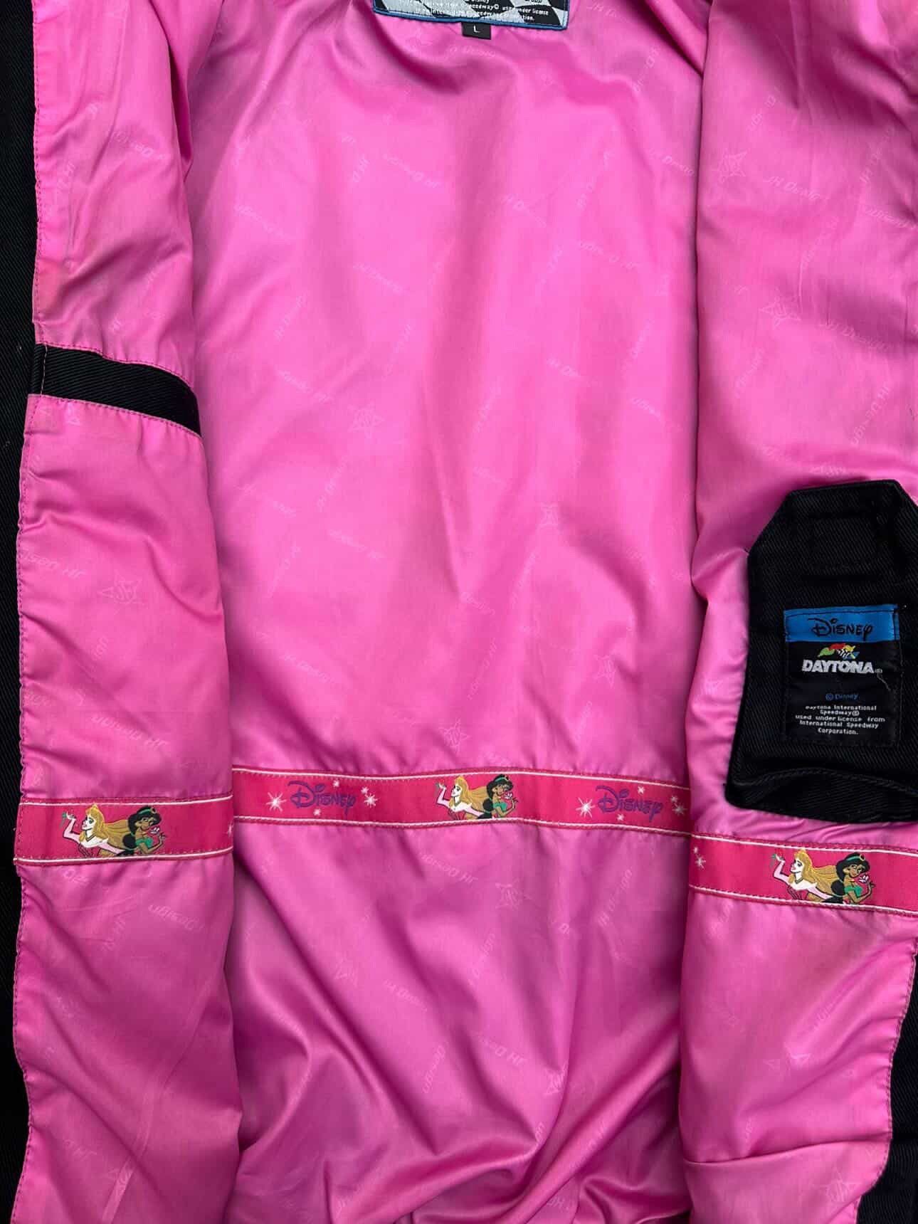 JH Design Rare Vintage Disney Tinker Bell Daytona 500 Racing Jacket Size US L / EU 52-54 / 3 - 4 Thumbnail