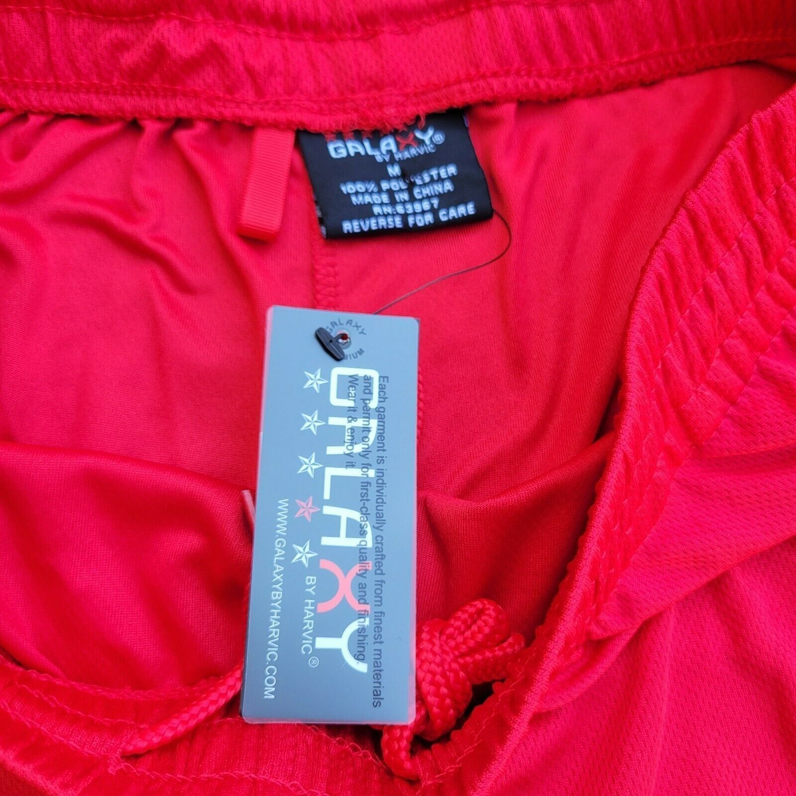 Other Men's Galaxy Athletic Shorts. Medium. Red. Size US 34 / EU 50 - 2 Thumbnail