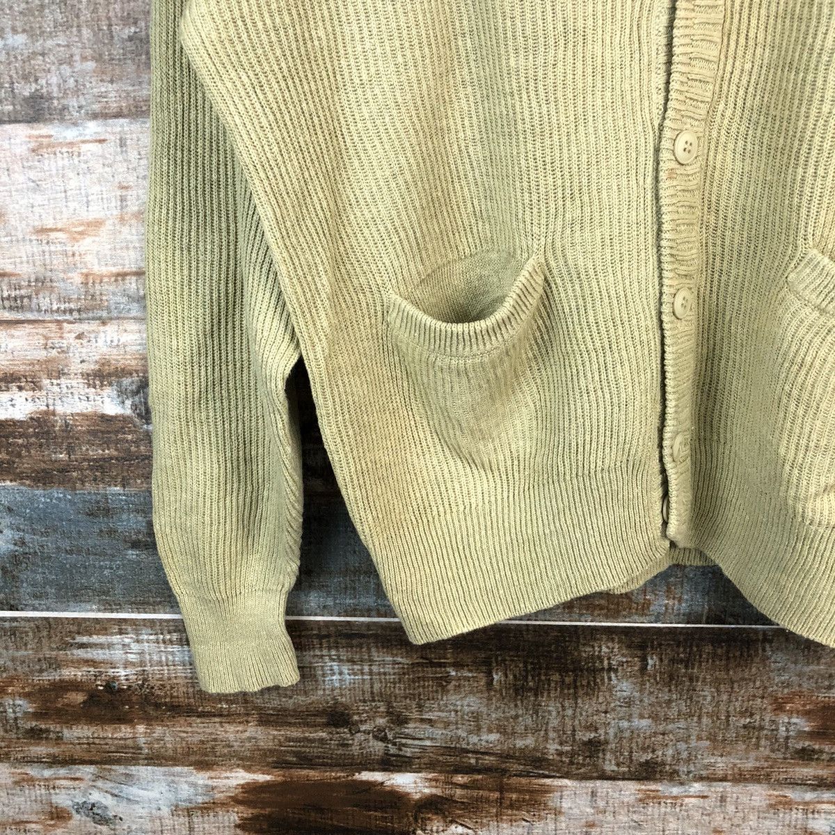 Japanese Brand Japan vintage Green Cardigan Knitwear #A2247 Size US XL / EU 56 / 4 - 7 Thumbnail