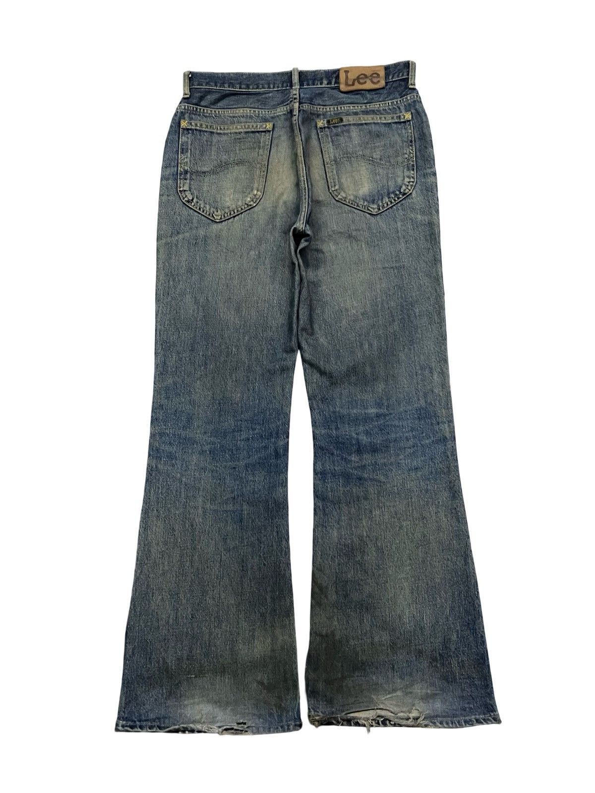 Lee Vintage Lee Riders Japan - Faded Dirty Mud Wash Denim - W31 Size US 31 - 3 Thumbnail