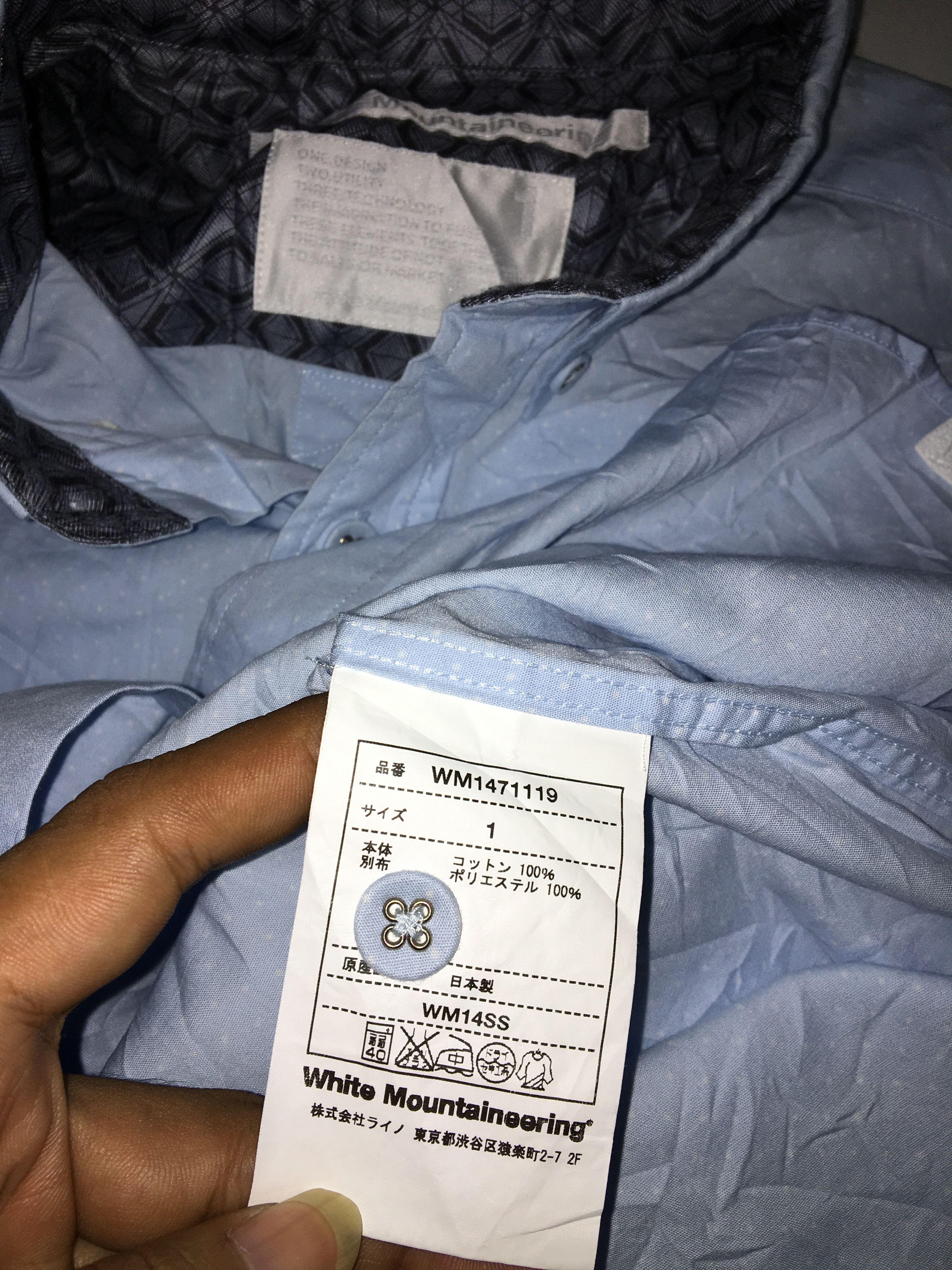 Japanese Brand White Mountaineering Button Ups Size US S / EU 44-46 / 1 - 7 Thumbnail
