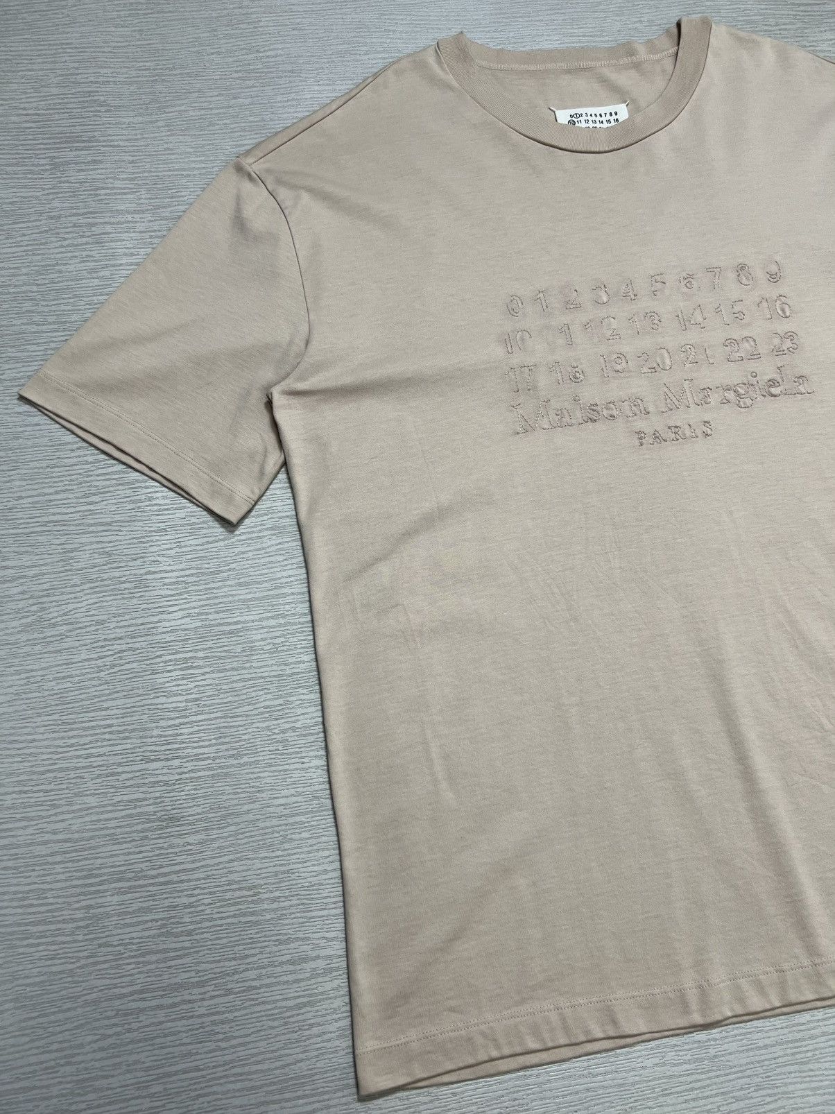 Maison Margiela - Number Logo Embroidered Oversized T-Shirt