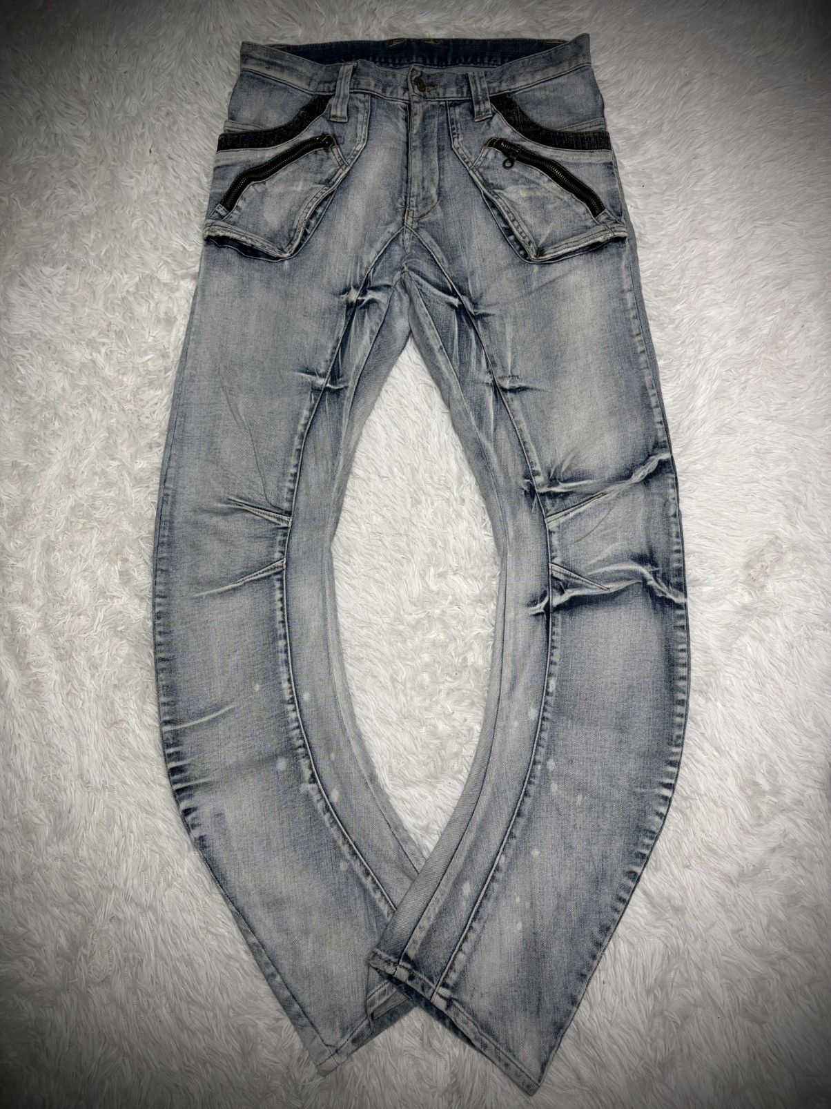 Hysteric Glamour PPFM bondage acidwash cargo Size US 33 - 1 Thumbnail