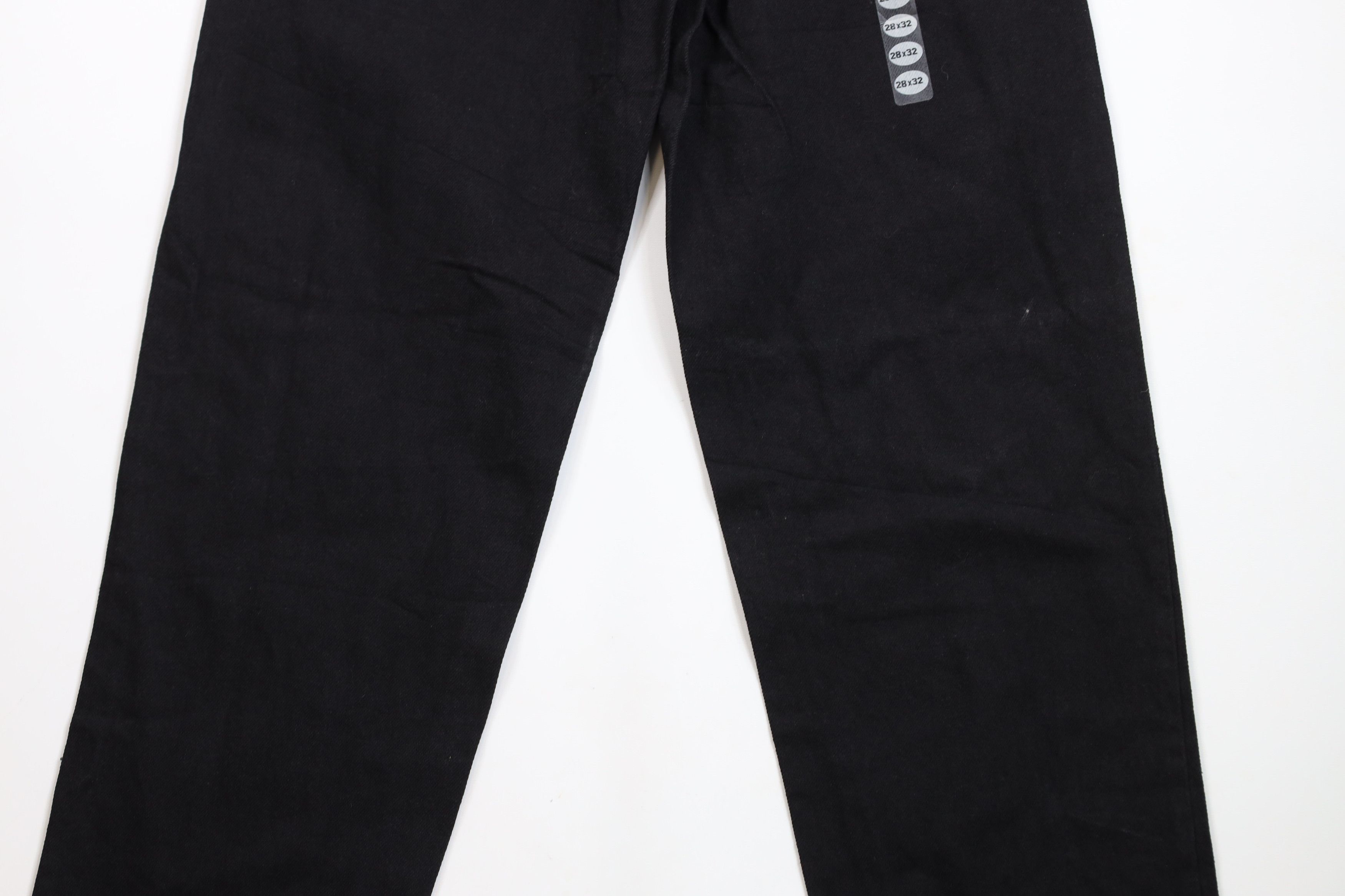 Lee × Vintage Deadstock Vintage 90s Lee Tapered Leg Denim Jeans Black USA Size US 28 / EU 44 - 12 Thumbnail