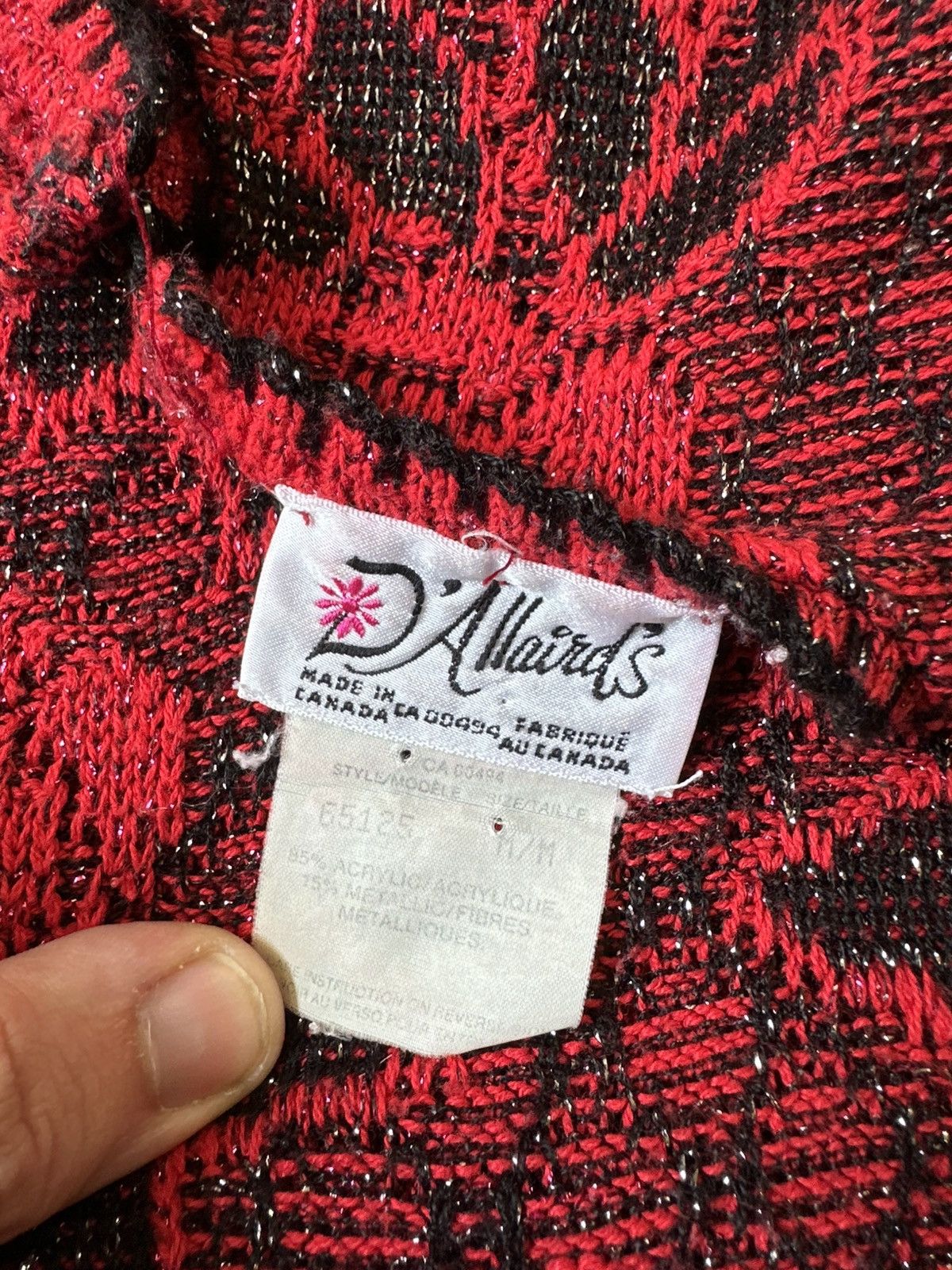 Vintage Vintage D’allairds Floral Sweater Medium Size M / US 6-8 / IT 42-44 - 3 Thumbnail