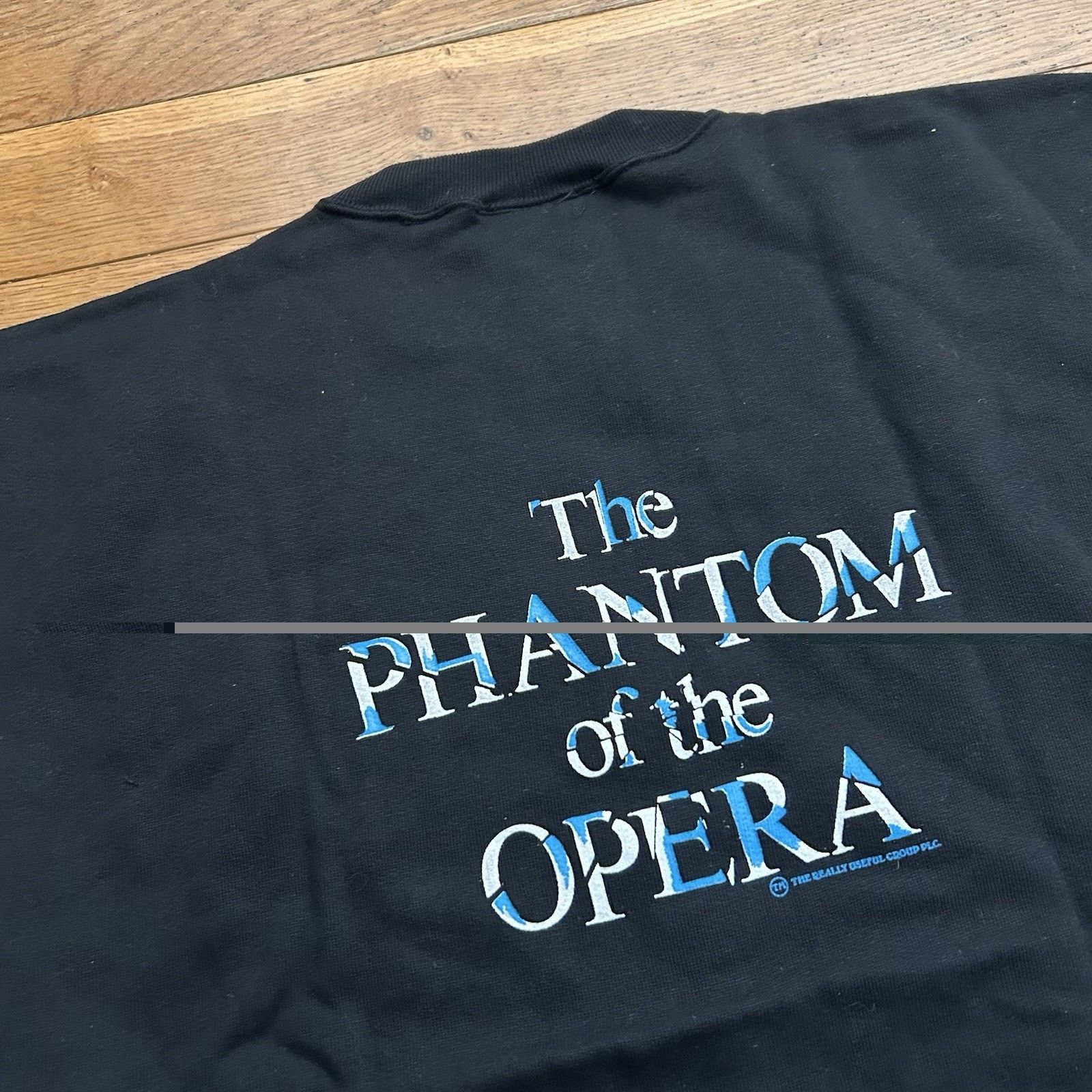 Vintage 1986 Phantom Of The Opera Double Sided Fleece 80s Sweatshirt Size US XL / EU 56 / 4 - 6 Thumbnail