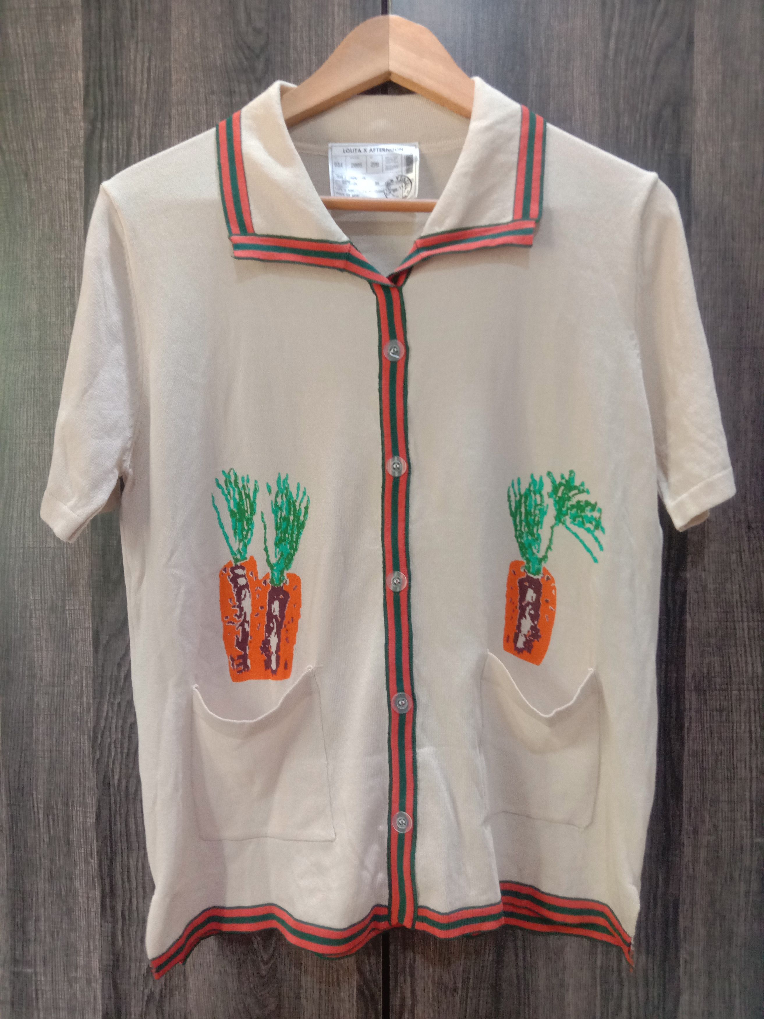 Japanese Brand LOLITA X AFTERNOON TEA CARROT KNIT SHIRT Size US S / EU 44-46 / 1 - 1 Thumbnail