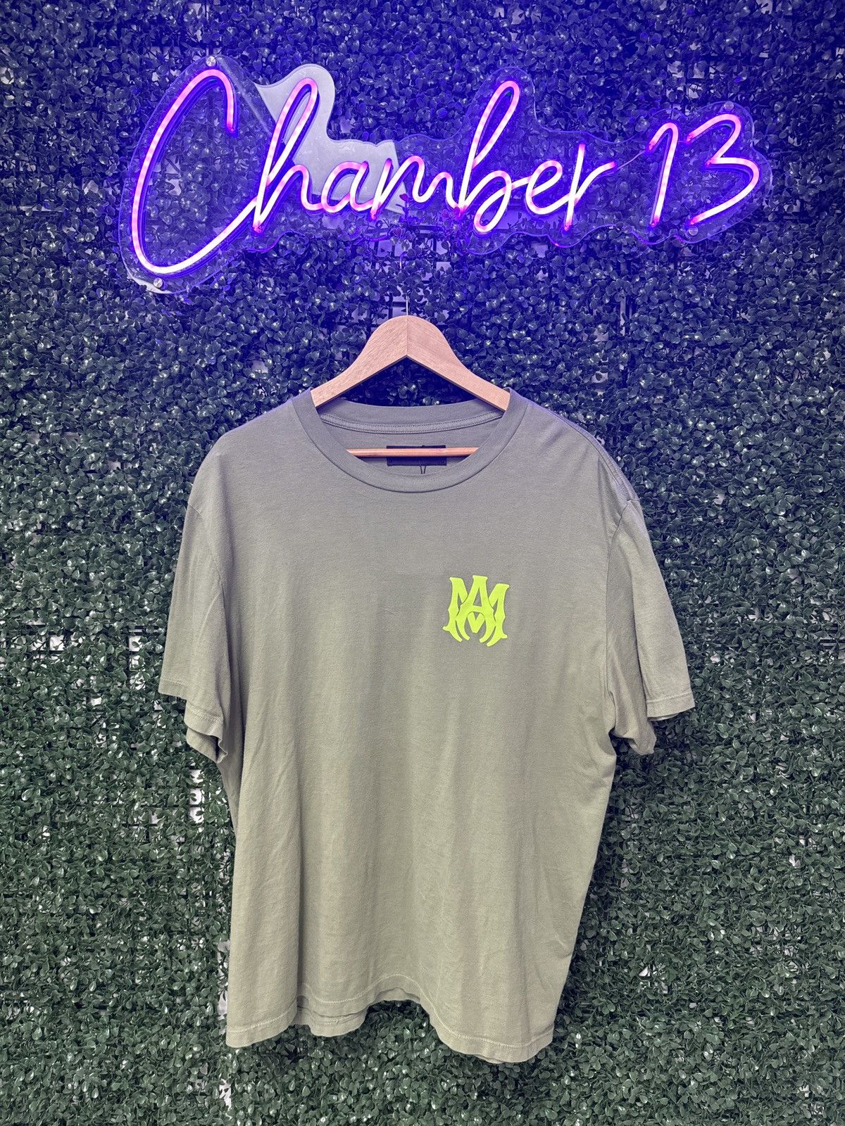 image of Amiri Ma Tee in Olive, Men's (Size XL)