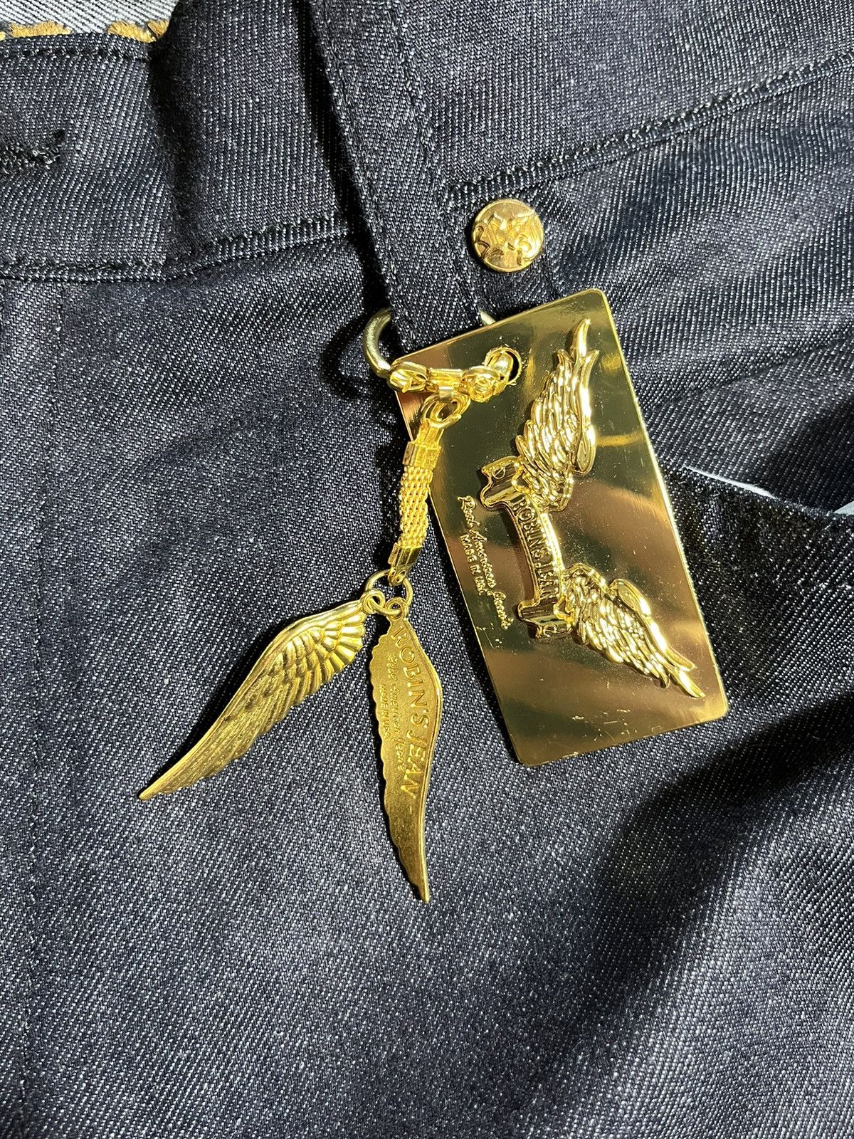 Robins Jeans Robin’s Jean Black and Gold 39 Size US 39 - 8 Thumbnail