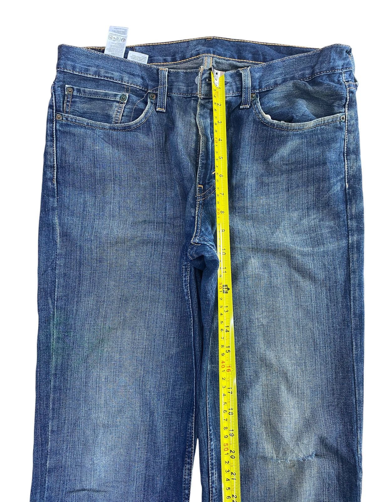 Levi's Vintage Levi’s 514 Faded Wash Style Ripped Jeans Size US 34 / EU 50 - 7 Thumbnail