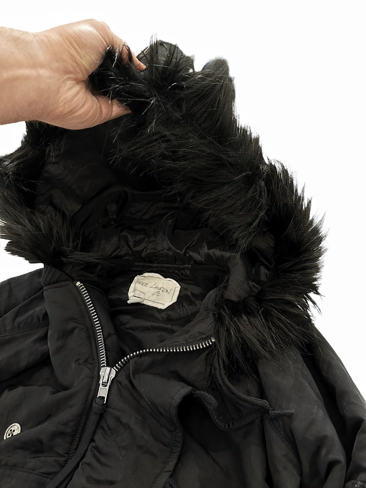 Greg Lauren Black Camo Tent Snorkel Flight Parka Size US M / EU 48-50 / 2 - 4 Thumbnail