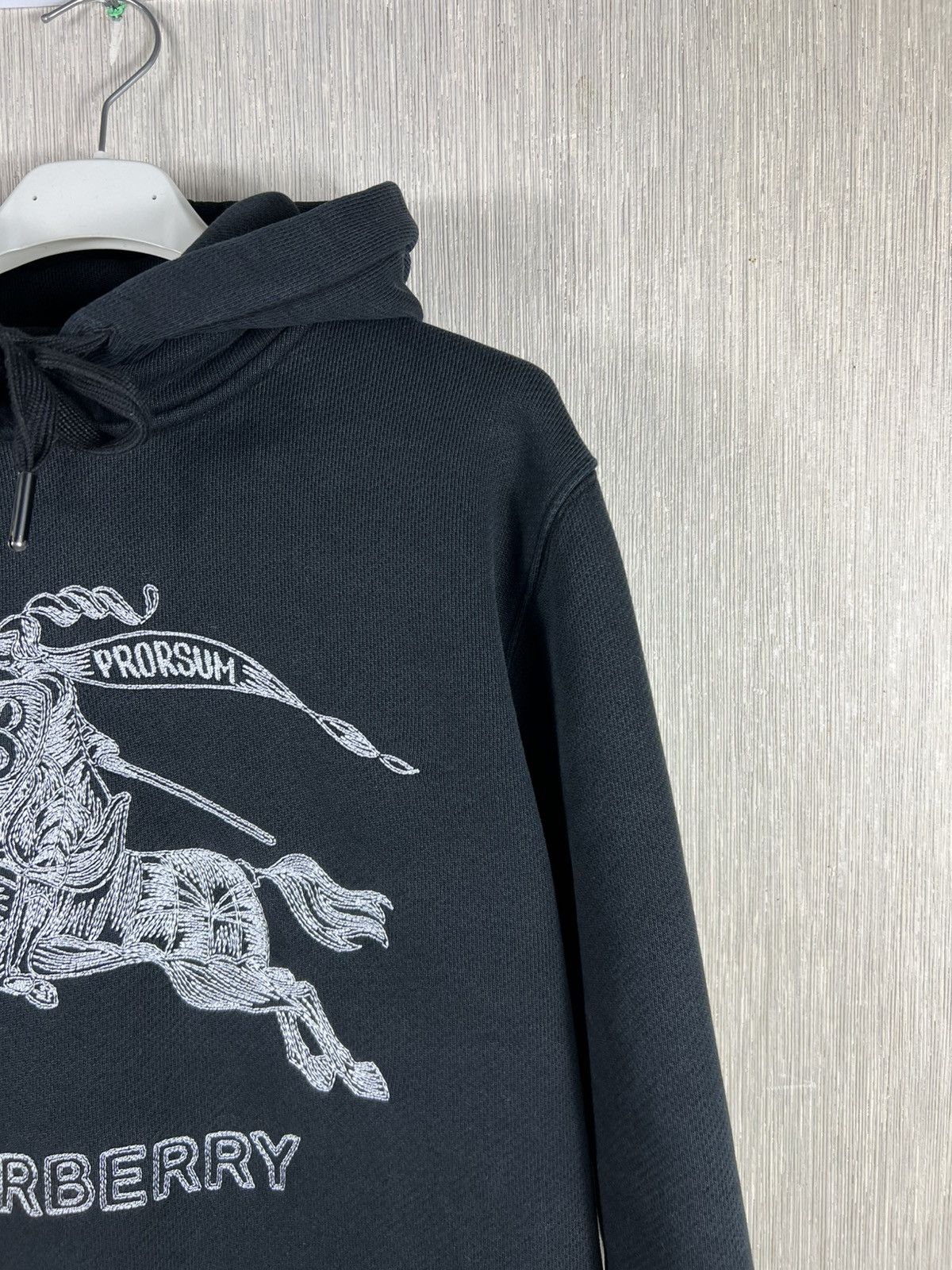 Burberry London big logo knight prorsum embroidered hoodie