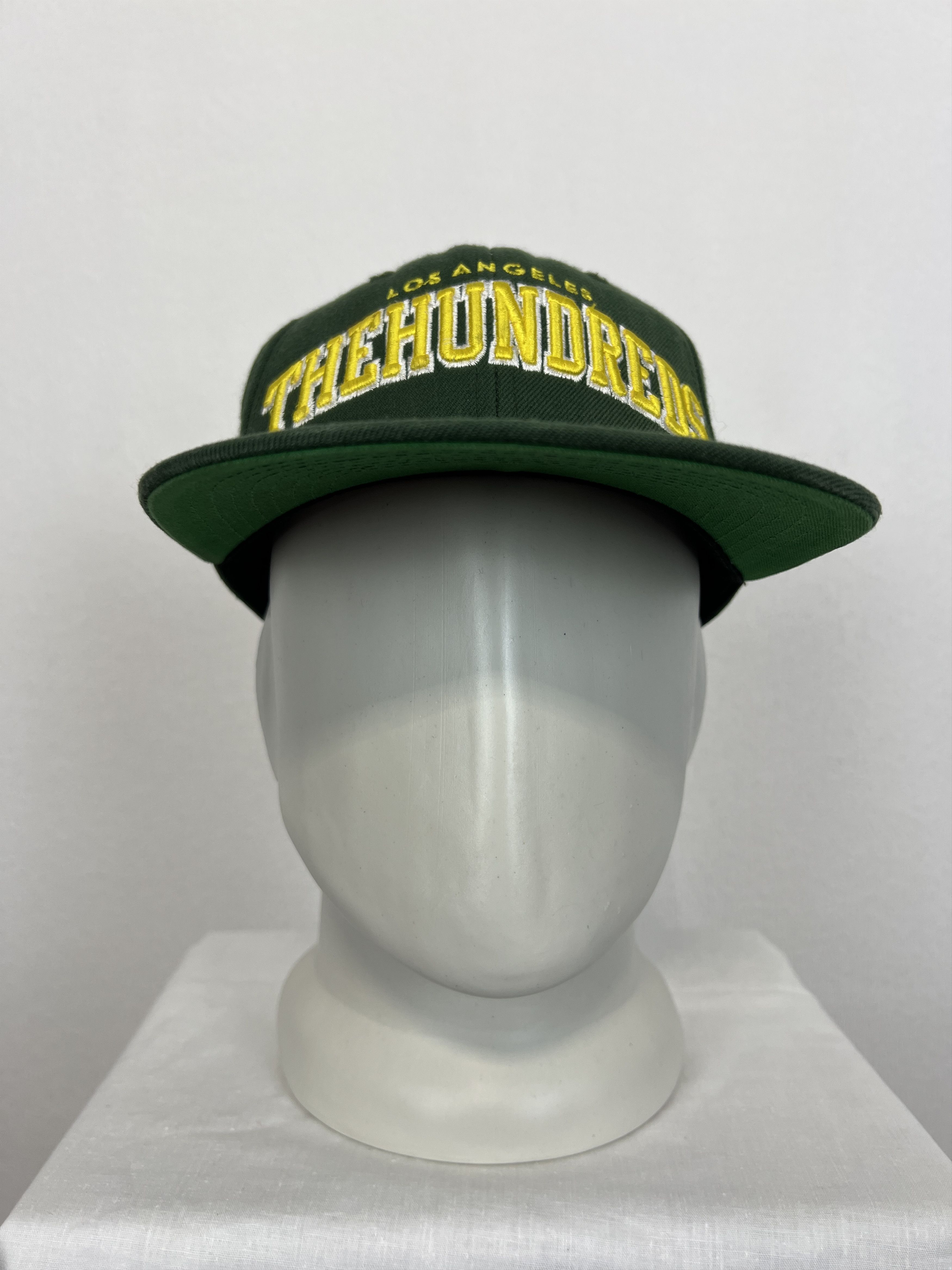 Vintage Los Angeles The Hundreds Bomb Logo Panel Green Cap Hat Rare Size ONE SIZE - 2 Thumbnail