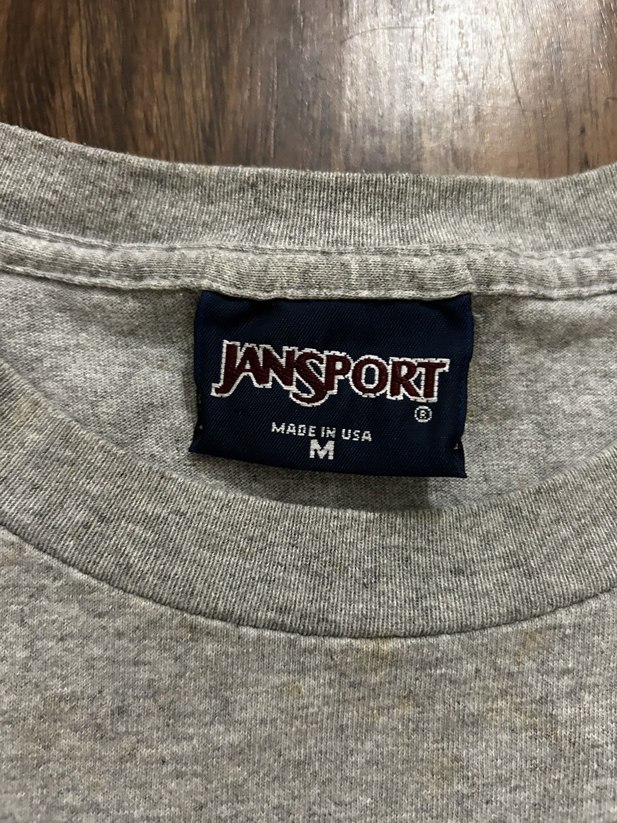 Jansport × Vintage vintage 90s texas longhorns grey jansport t-shirt Size US M / EU 48-50 / 2 - 3 Thumbnail