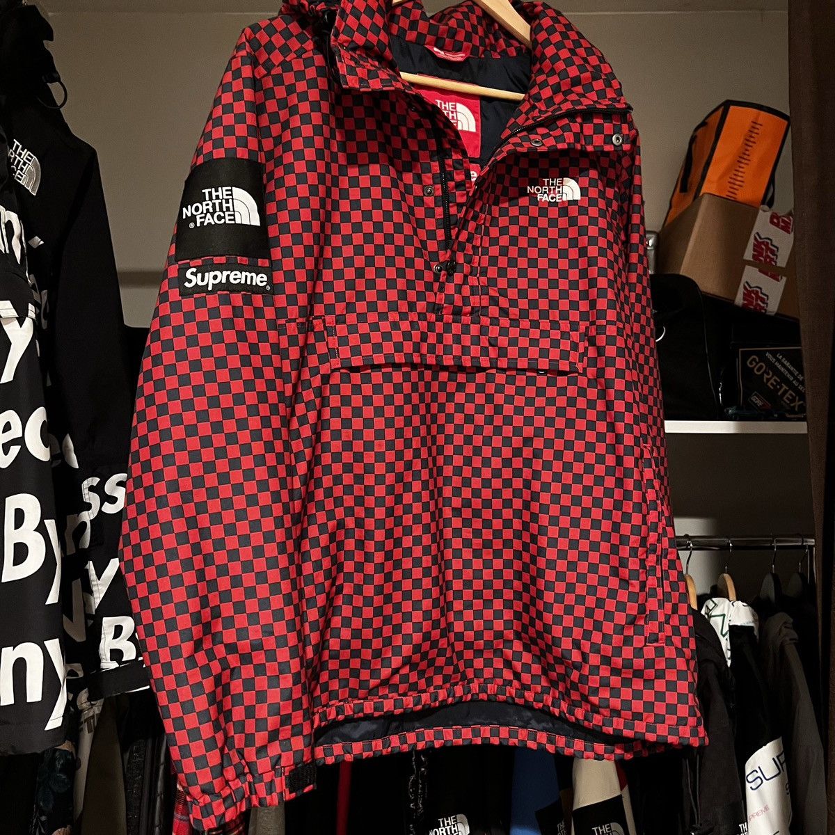 Supreme × The North Face Supreme x The North Face 2011 Checkered Pullover Jacket Size US L / EU 52-54 / 3 - 3 Thumbnail