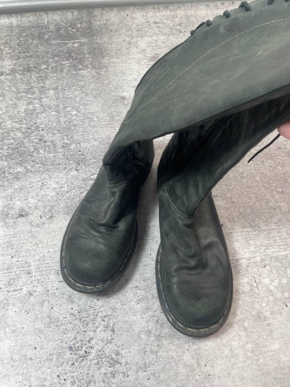 Dr. Martens RARE Vintage Dr Martens Knee High Leather Boots Y2K Size US 9 / EU 42 - 3 Thumbnail