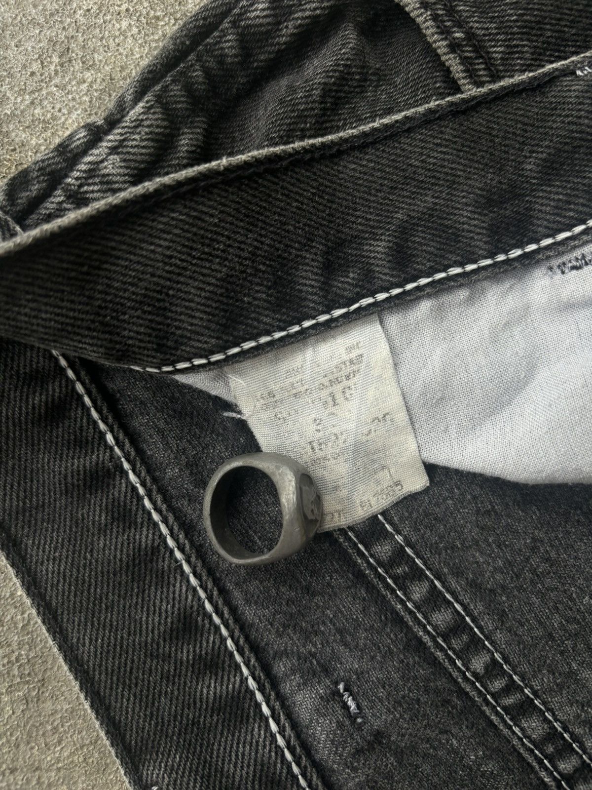 Wrangler Jorts Pants Black Wash