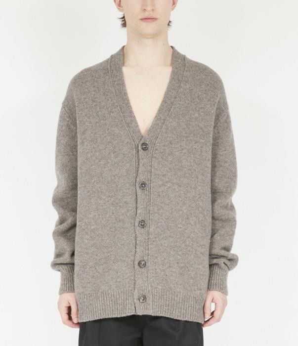 Maison Margiela o1bcso1str0526 Wool Cardigan in Grey Size US S / EU 44-46 / 1 - 1 Thumbnail