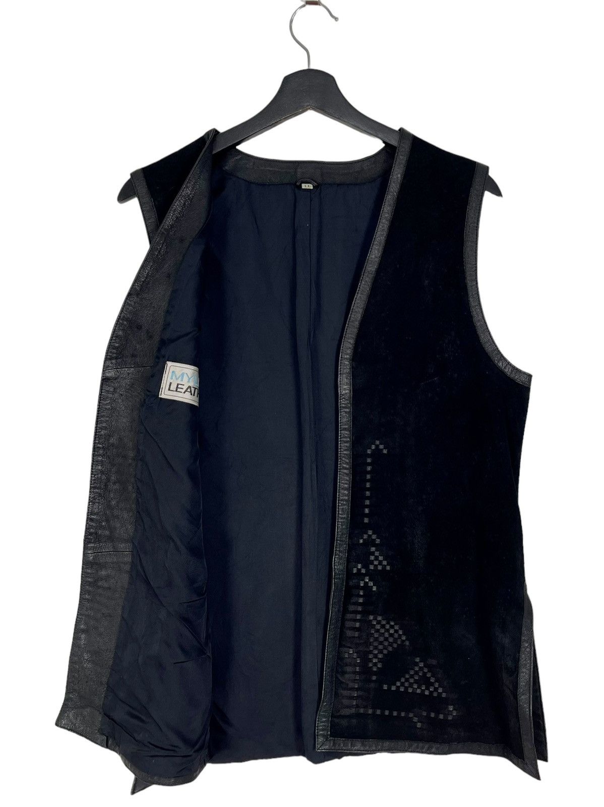 Genuine Leather Vintage Mylene Suede Leather Vest Size US L / EU 52-54 / 3 - 5 Thumbnail