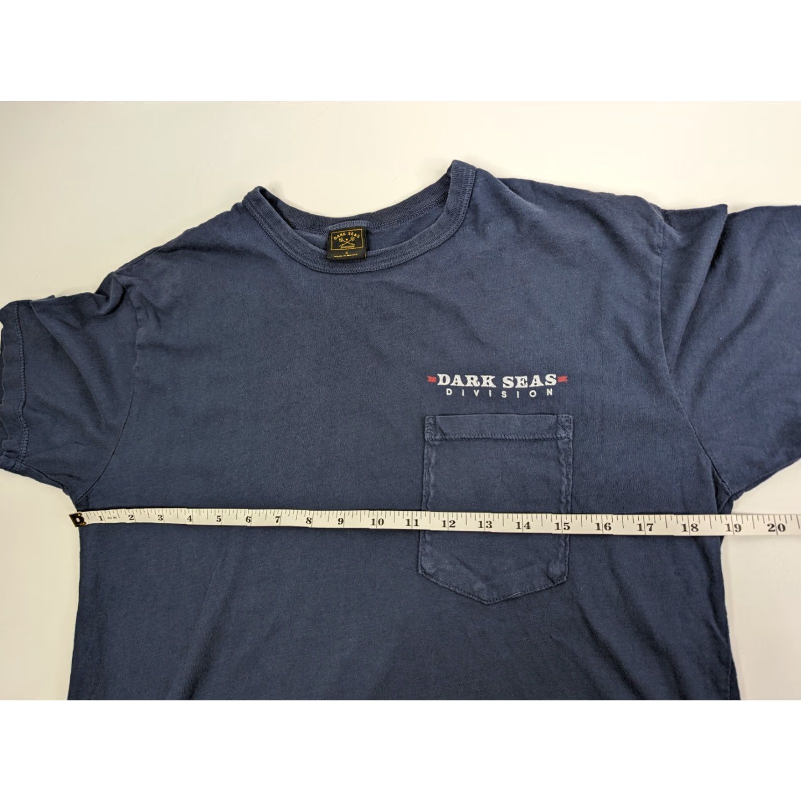 Vintage Dark Seas Division T-Shirt Mens S Blue Crew Neck Graphic Print Short Sleeve Vintage? No Size US S / EU 44-46 / 1 - 6 Thumbnail