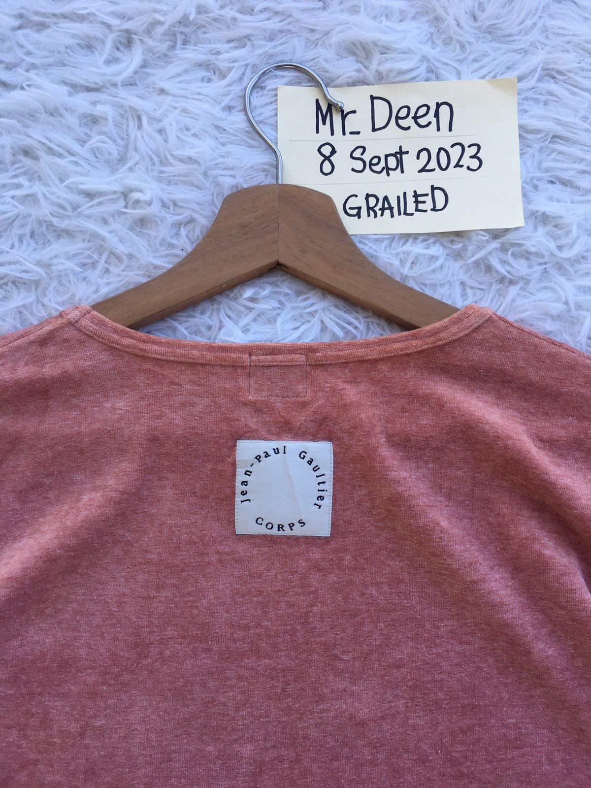 Jean Paul Gaultier Rare Vintage Jean Paul Gaultier Homme Velvet Tshirt Size US M / EU 48-50 / 2 - 17 Thumbnail
