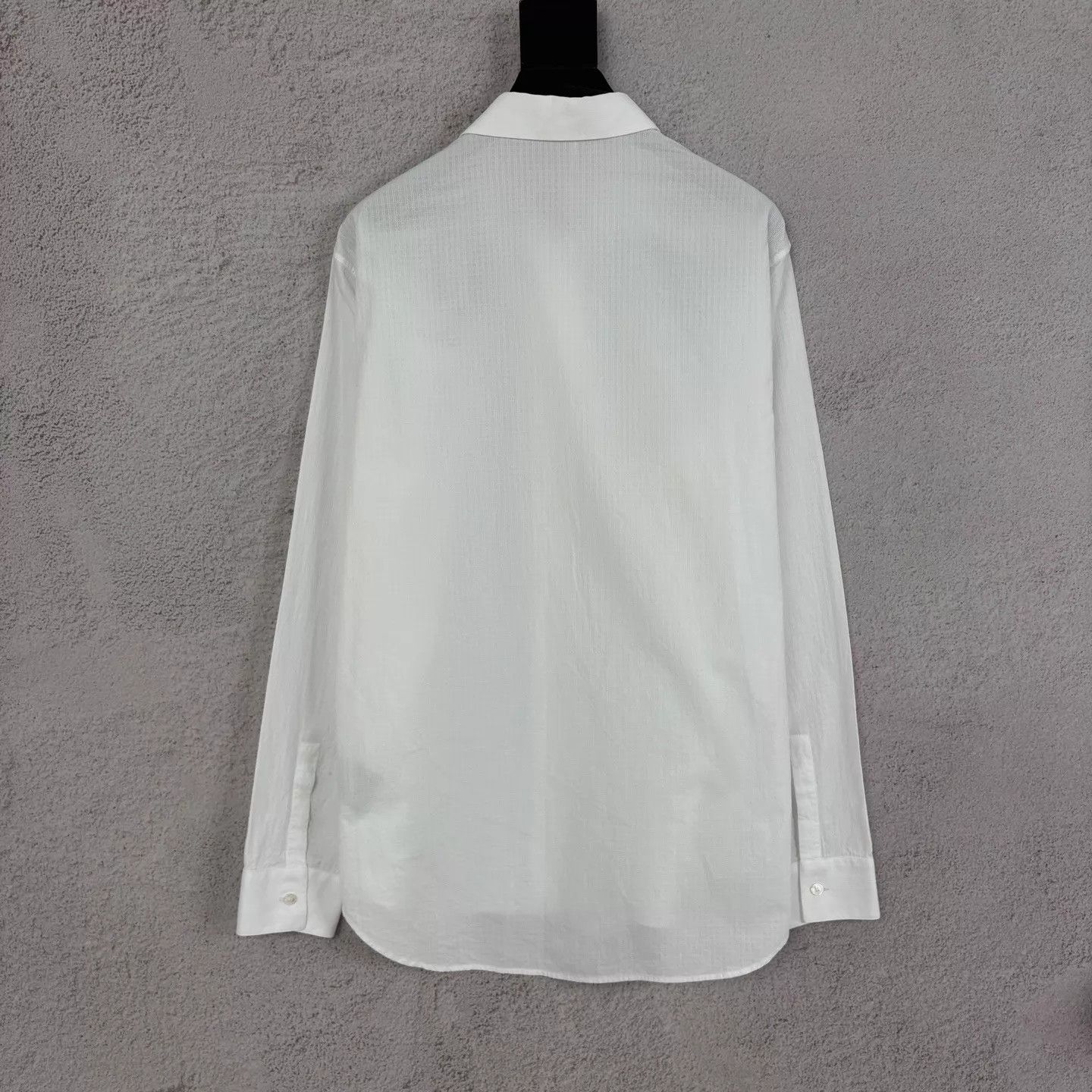 Dior Dior Cotton Jacquard CD Embroidery White Shirt 41 L Size US L / EU 52-54 / 3 - 2 Thumbnail
