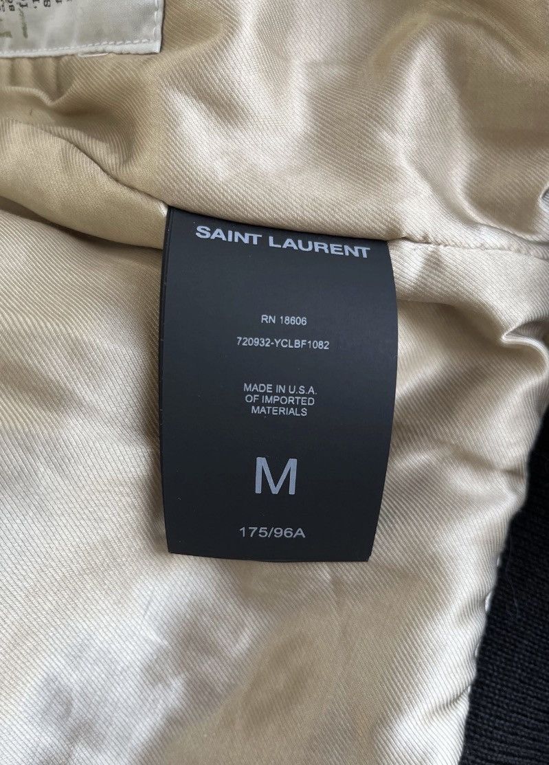 Saint Laurent Paris Saint laurentXSchott NYC patch shearling leather jacket sz M Size US M / EU 48-50 / 2 - 13 Thumbnail
