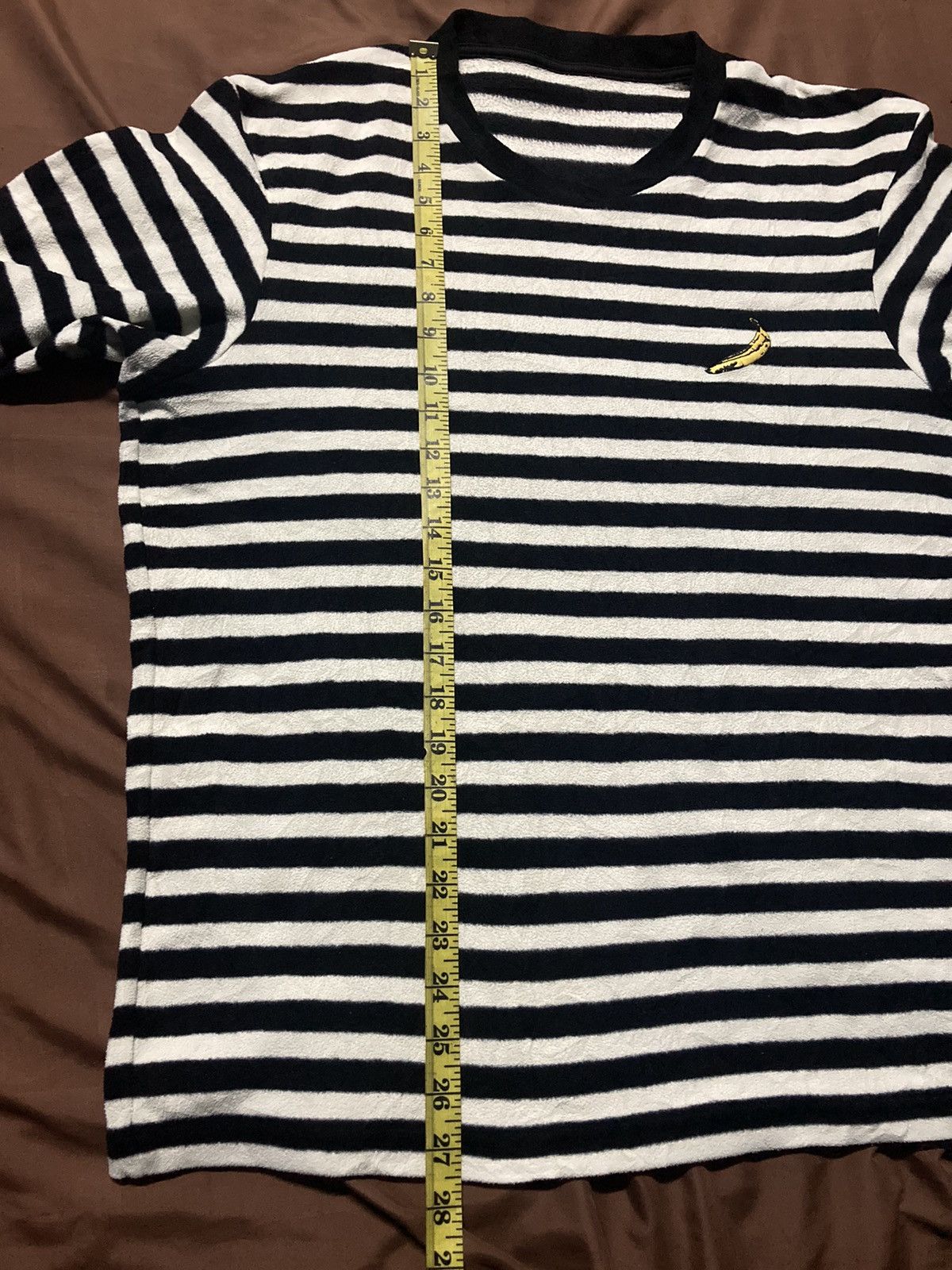 Andy Warhol × Uniqlo Andy Warhol x Uniqlo Banana Fleece Striped Tee Size US L / EU 52-54 / 3 - 7 Thumbnail