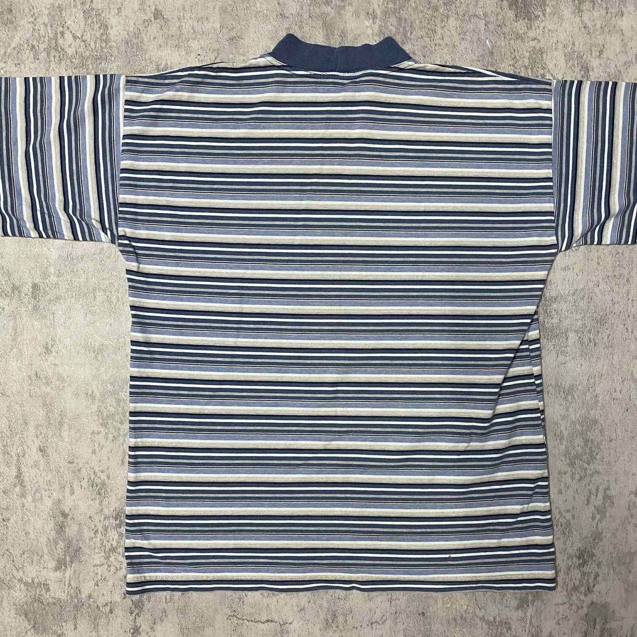 Other Blue and white striped vintage 90s oversized short sleeve Size US L / EU 52-54 / 3 - 4 Thumbnail