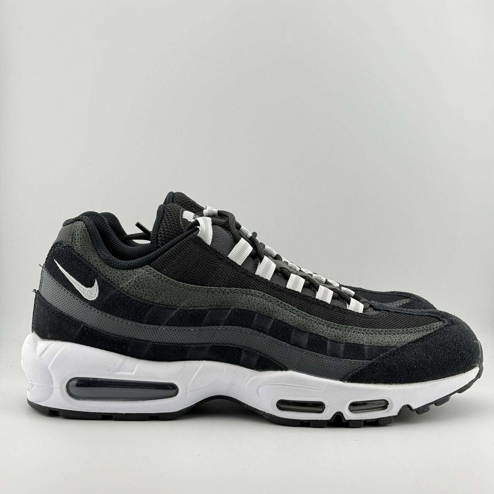 Nike Nike Air Max 95 Black Anthracite Pure Platinum US 12 New Size US 12 / EU 45 - 3 Thumbnail